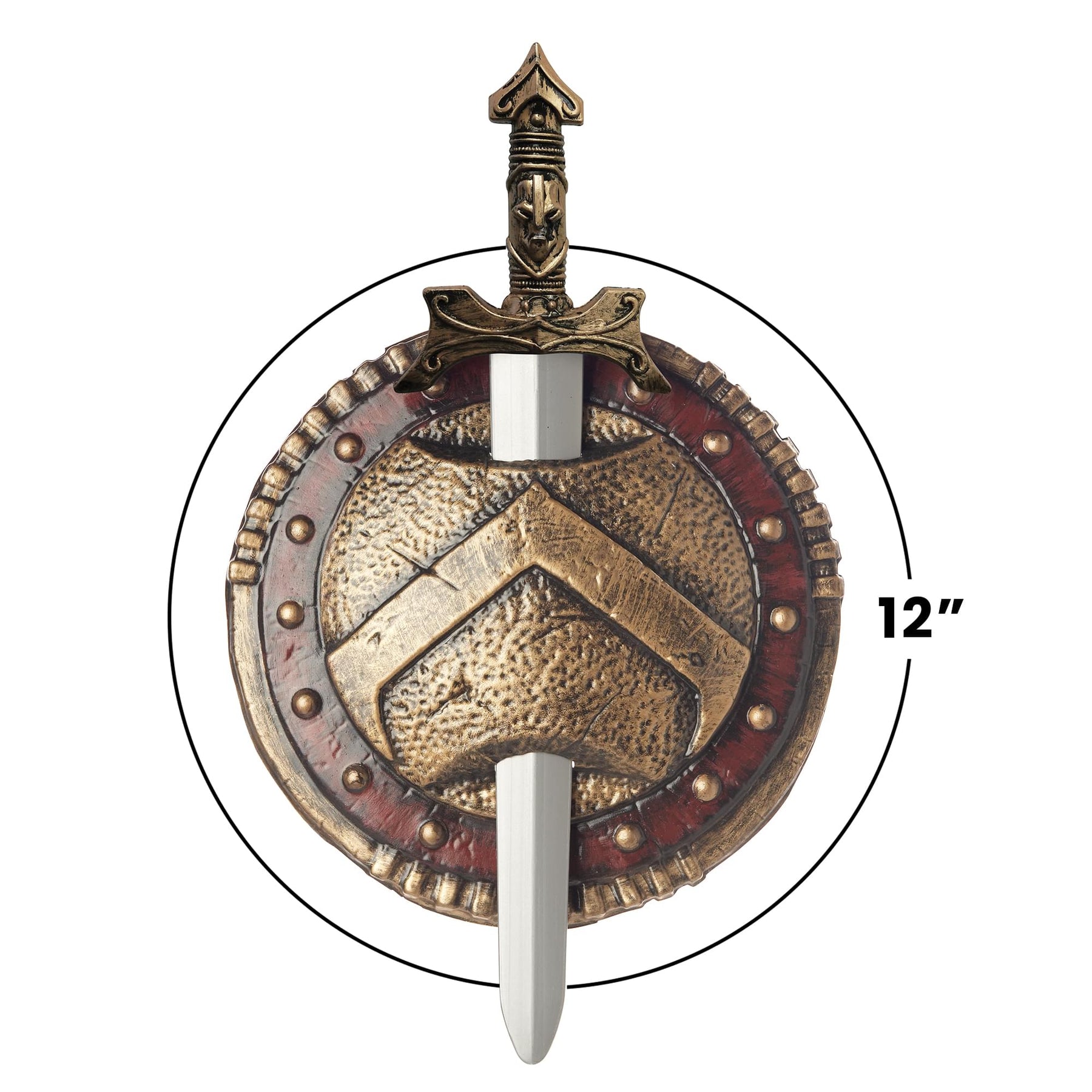 Spartan Combat Shield & Sword Costume Accessory Set