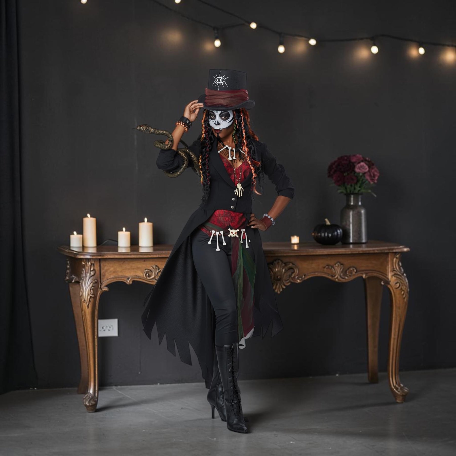 Voodoo Magic Adult Costume | Size 14-16
