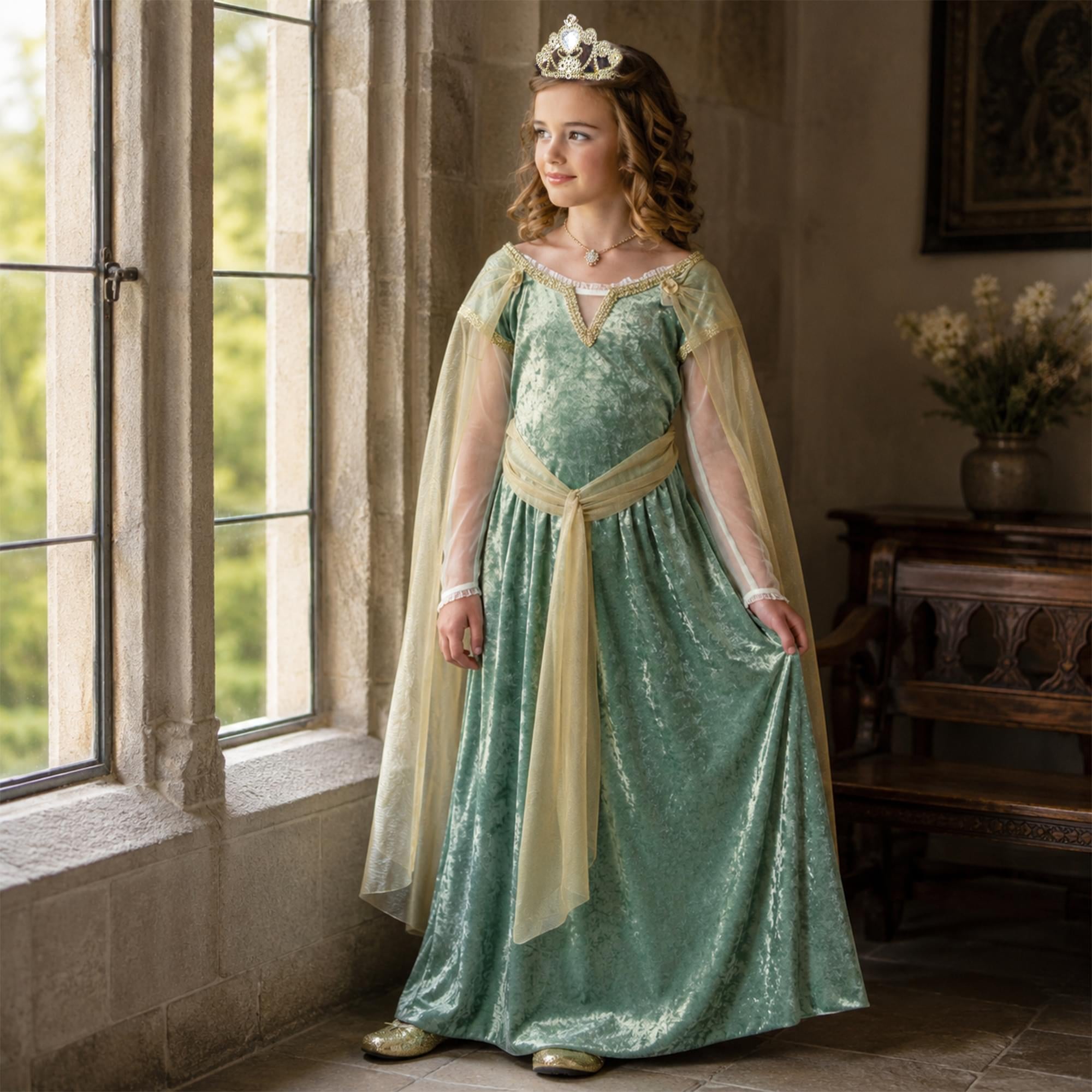 Queen Guinevere Adult Costume | Size 14-16
