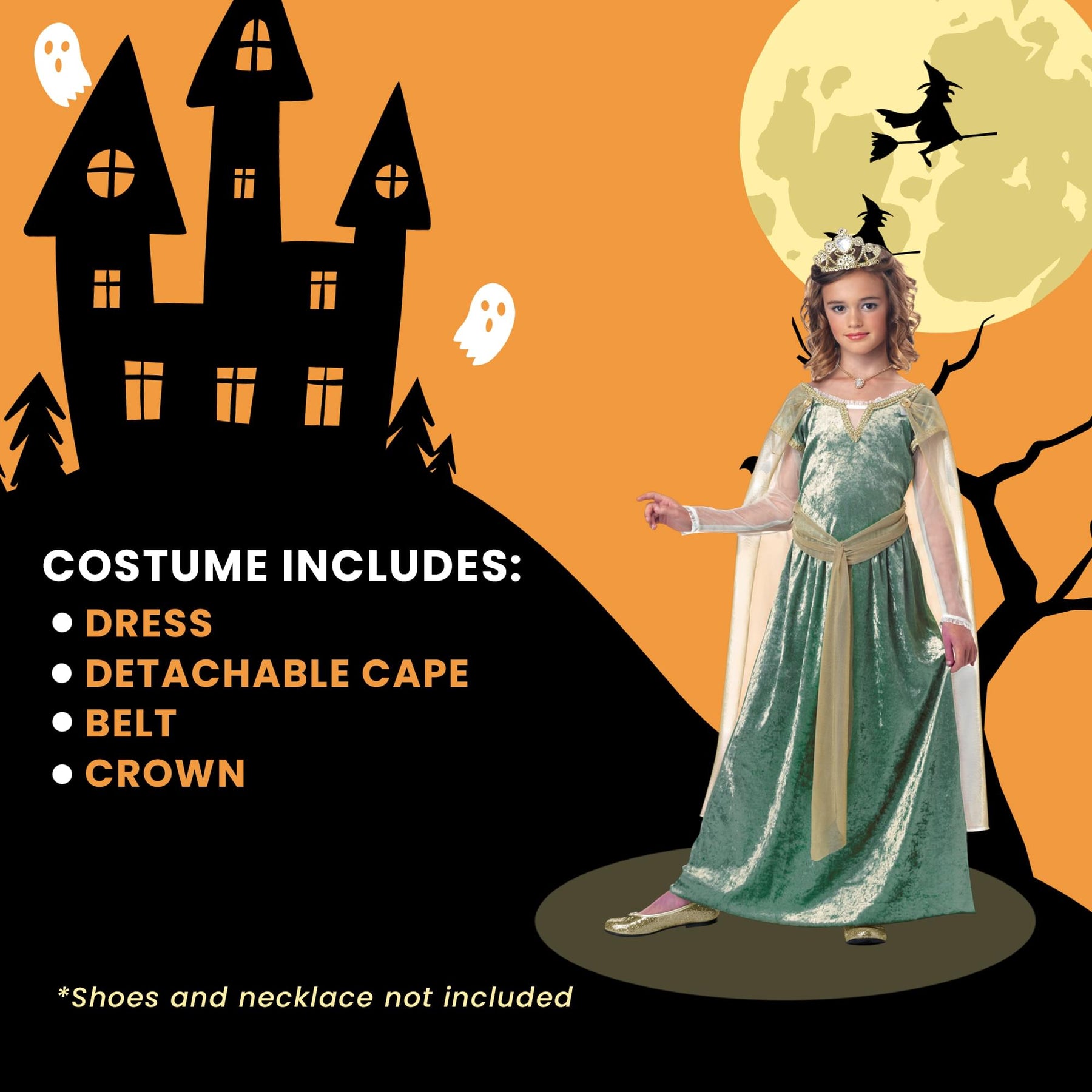 Queen Guinevere Adult Costume | Size 14-16