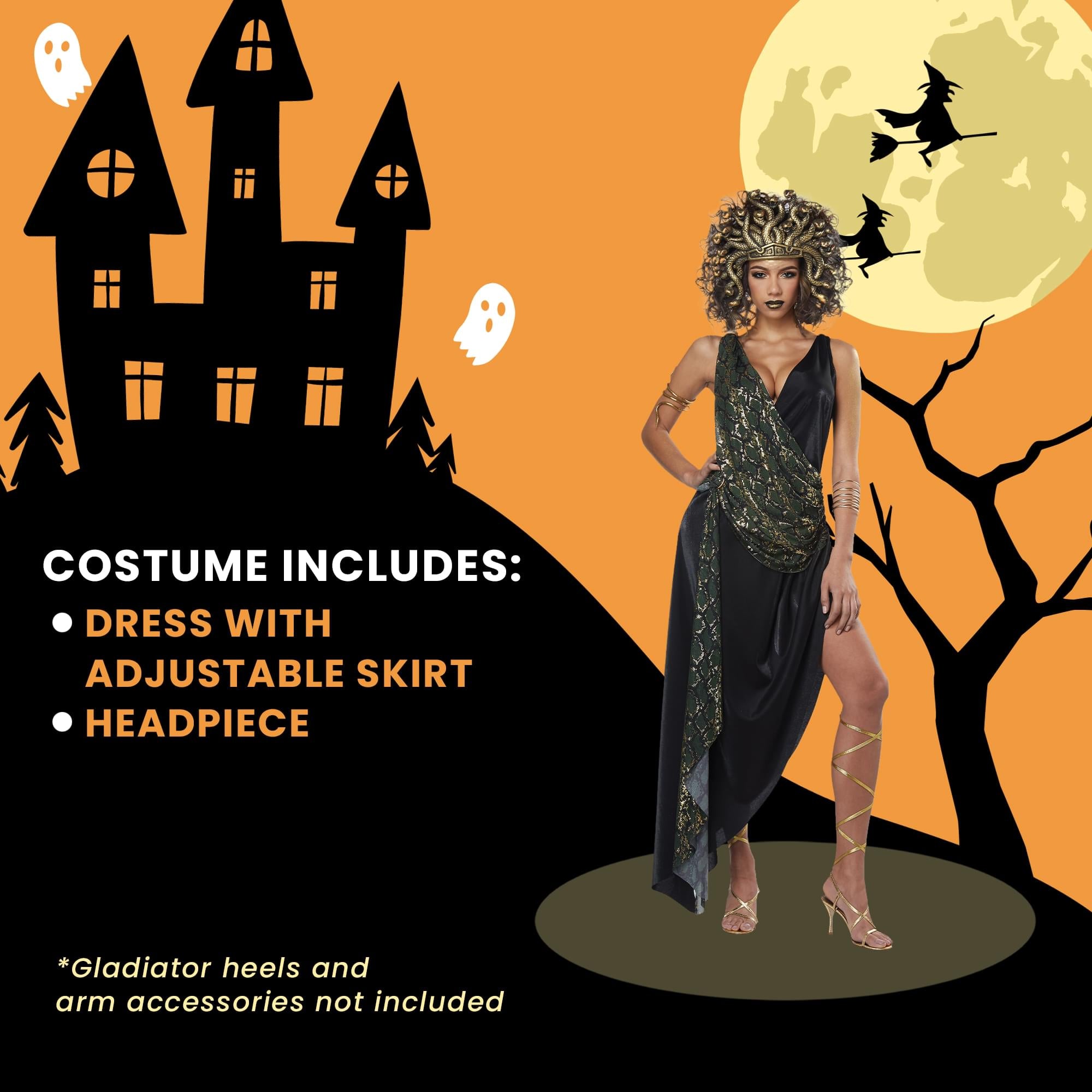 Sedusa Adult Costume | Small