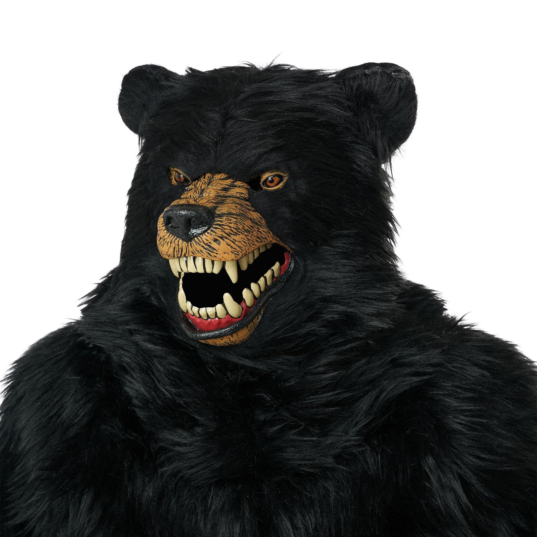 Black Bear Ani-Motion Costume Mask | One Size Fits Most