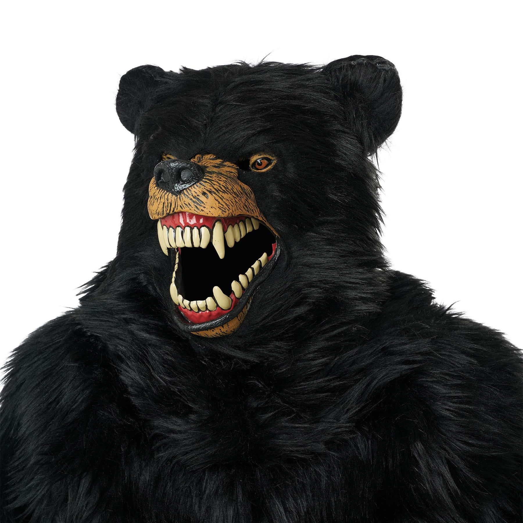 Black Bear Ani-Motion Costume Mask | One Size Fits Most
