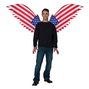 4th of July Patriot Costume Wings | One Size Fits Most