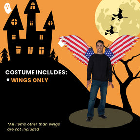 4th of July Patriot Costume Wings | One Size Fits Most