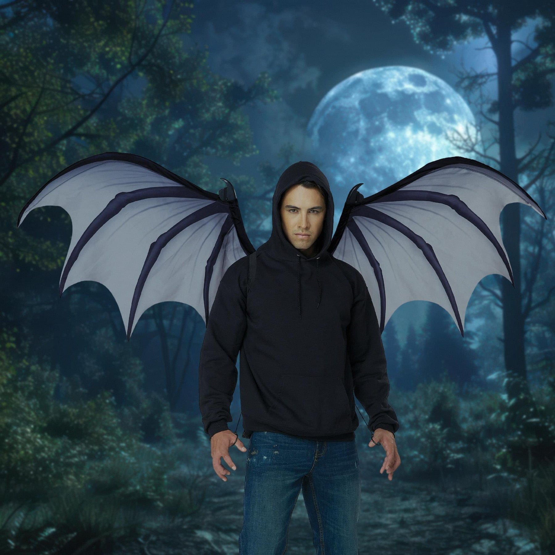 Vampire Monster Costume Wings | One Size Fits Most