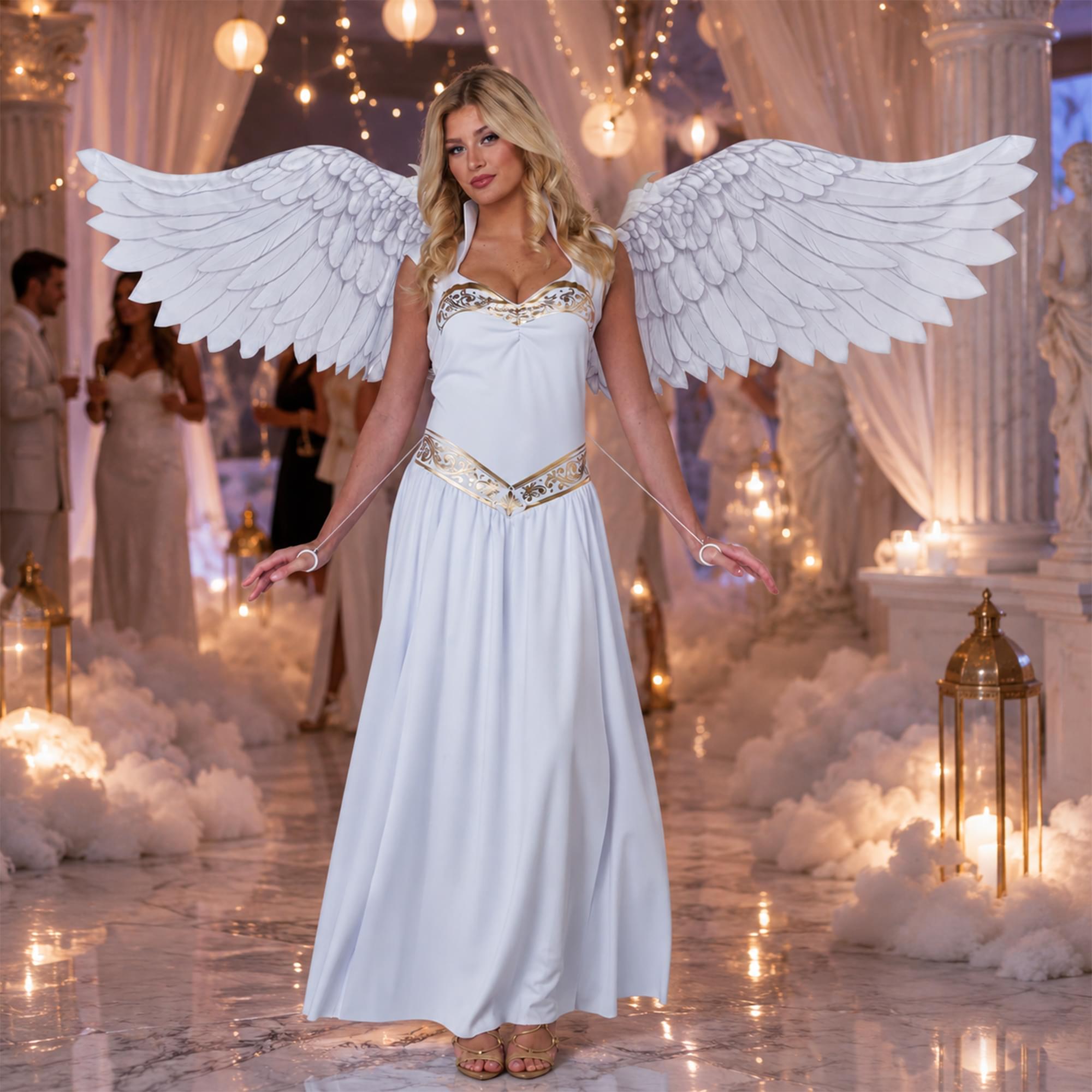 Angel Adult Cosplay Costume Wings | White