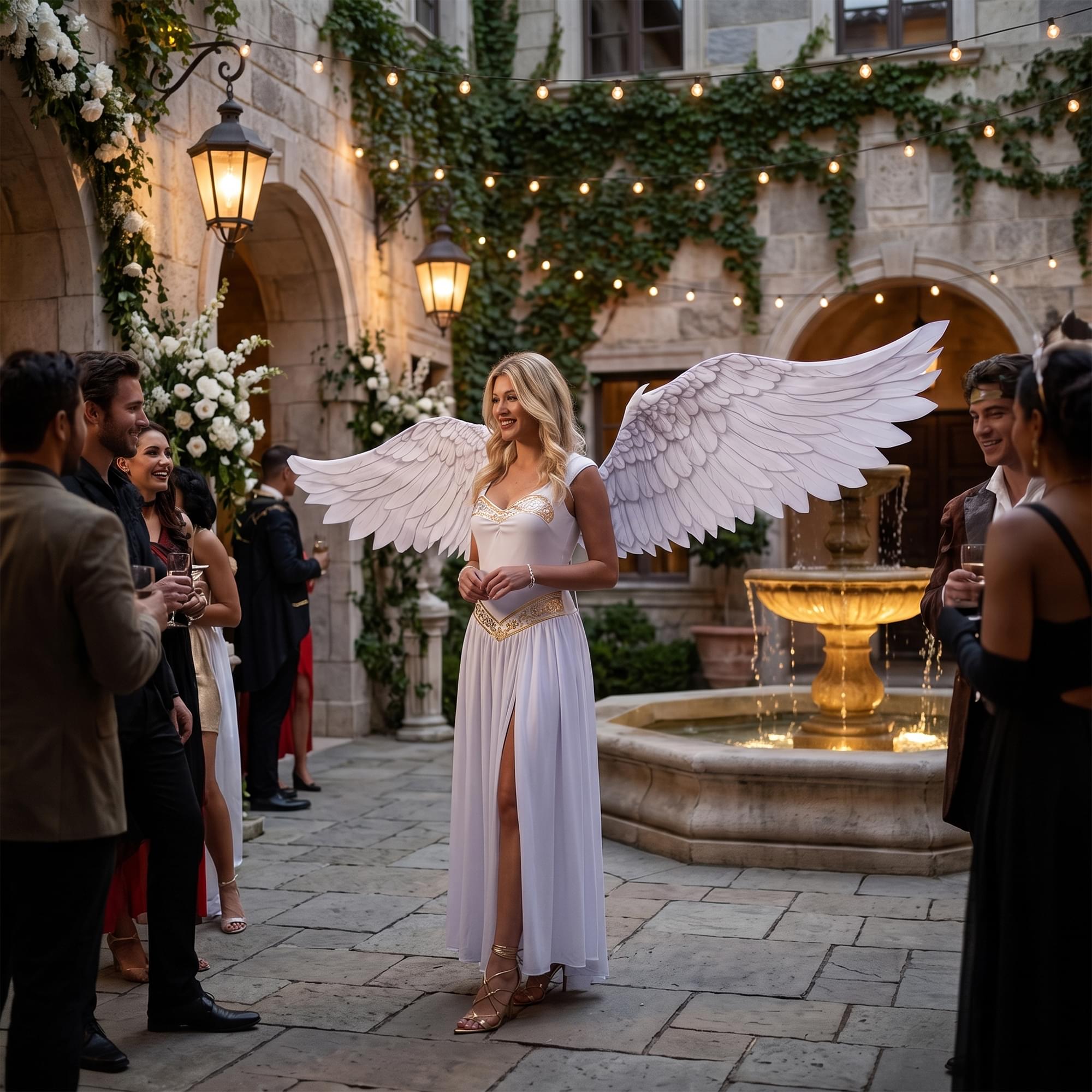 Angel Adult Cosplay Costume Wings | White