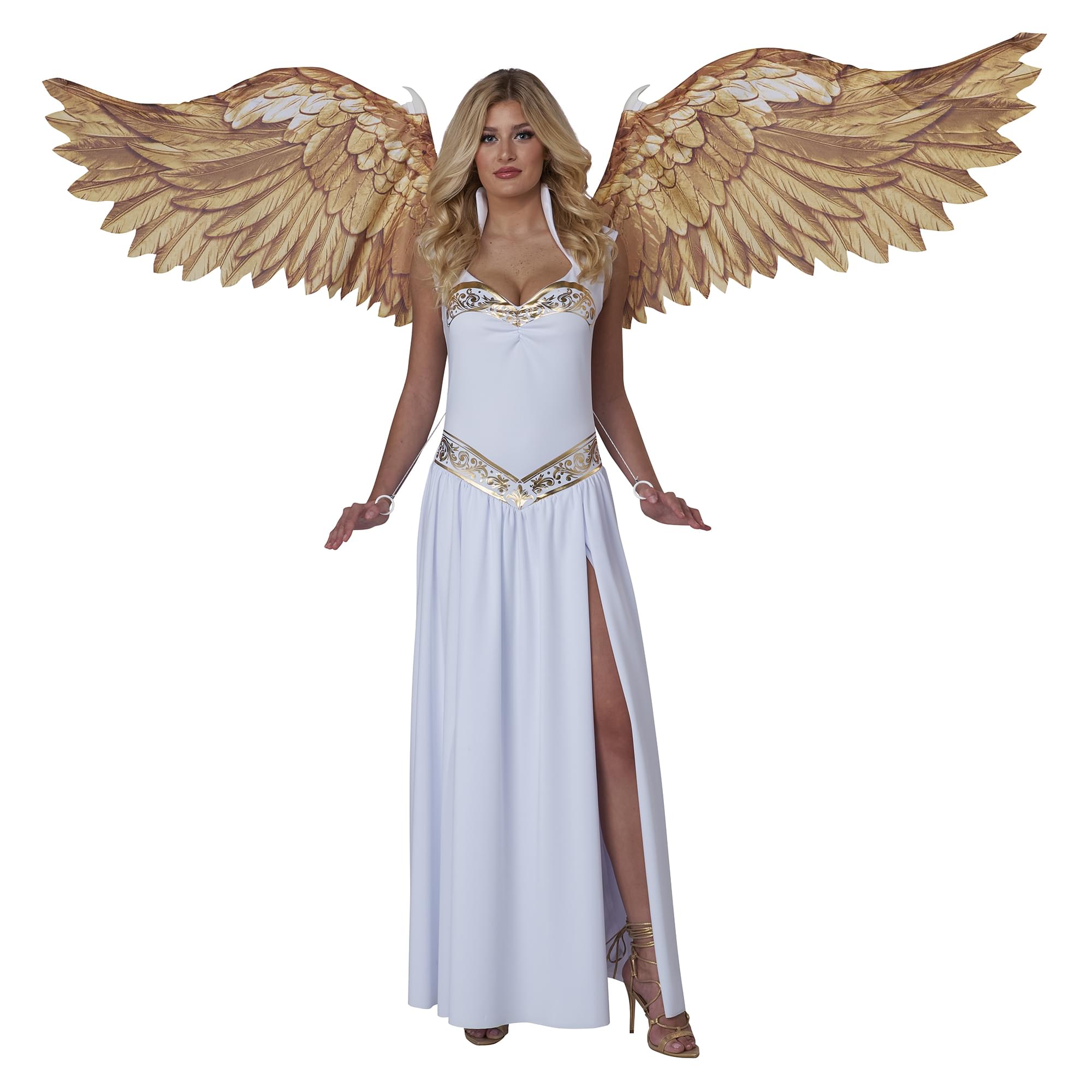 Angel Adult Cosplay Costume Wings | Gold