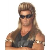 Bounty Hunter Mullet Adult Costume Wig