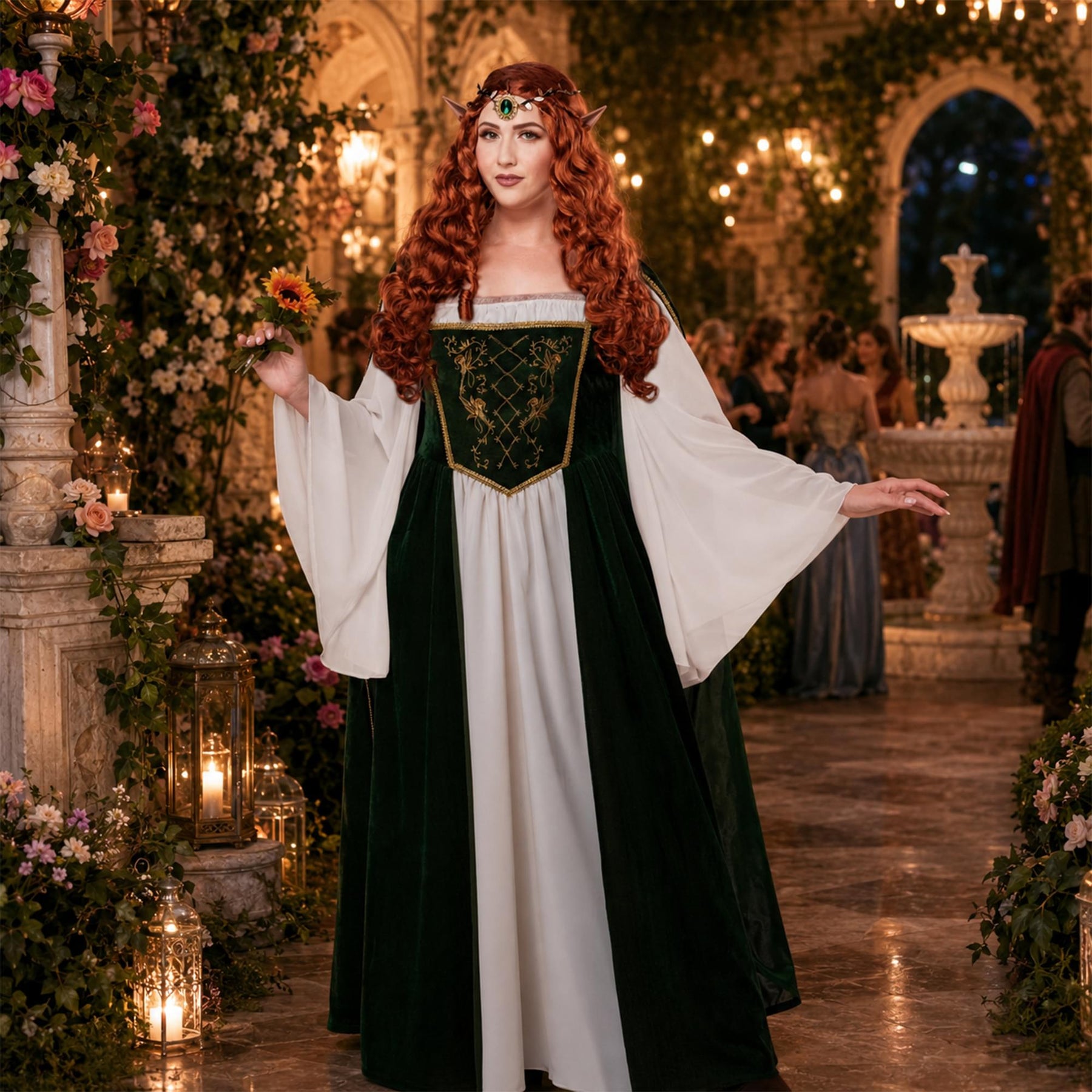 Elven Renaissance Queen Adult Plus Size Costume