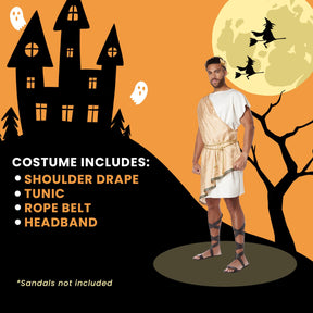Greek God Toga Plus Size Adult Costume