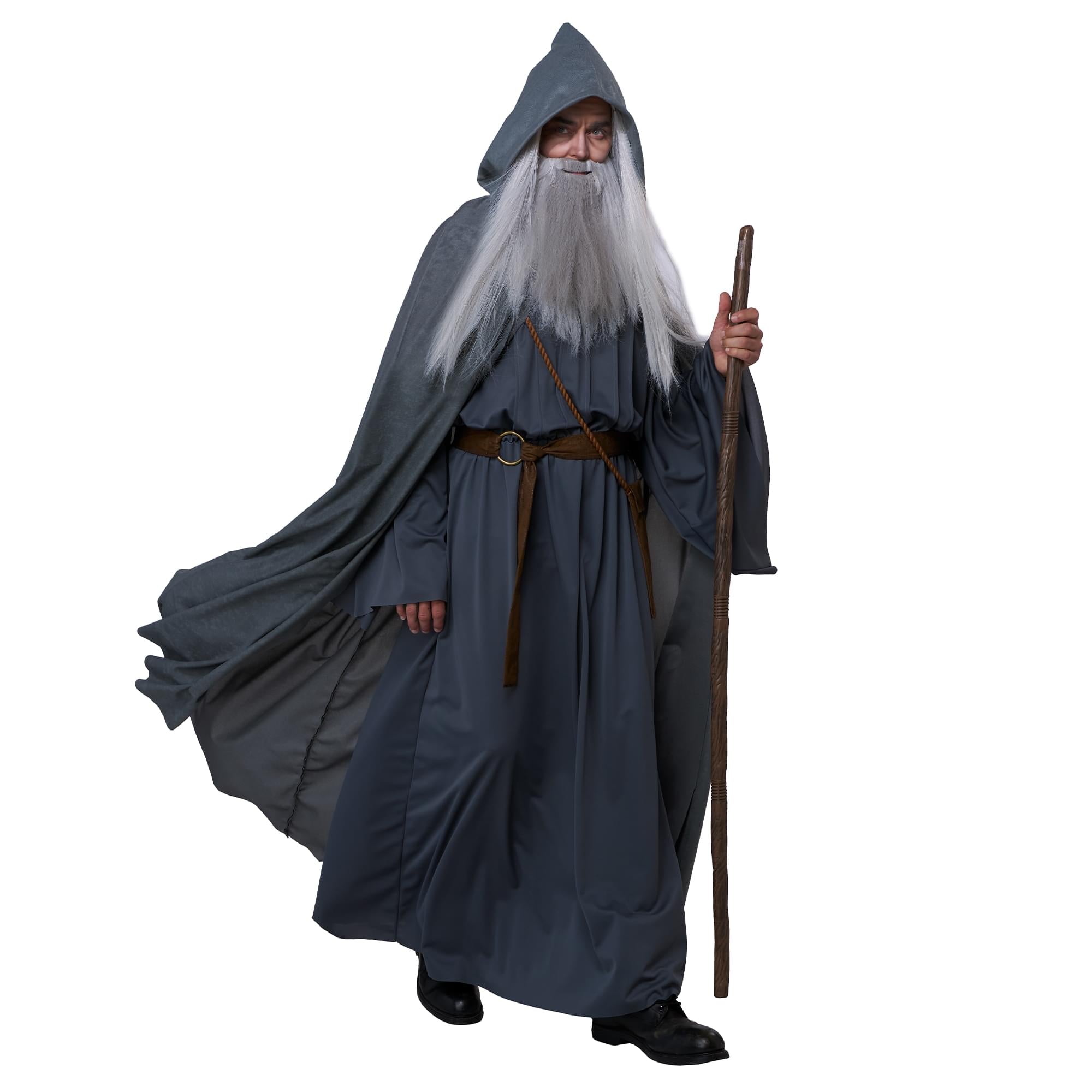 Gray Wandering Wizard Adult Plus Size Costume