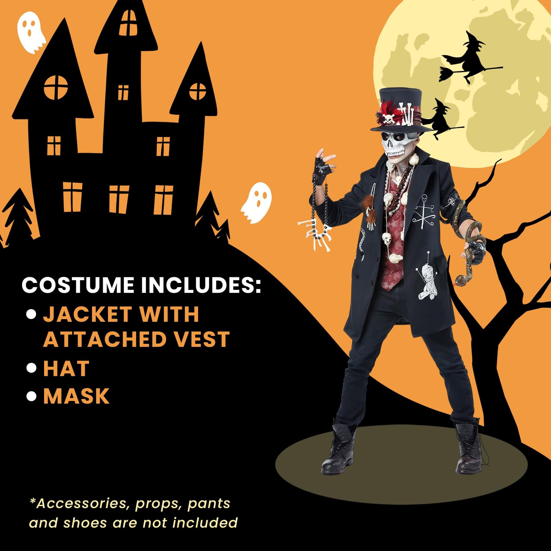 Voodoo Dude Adult Costume