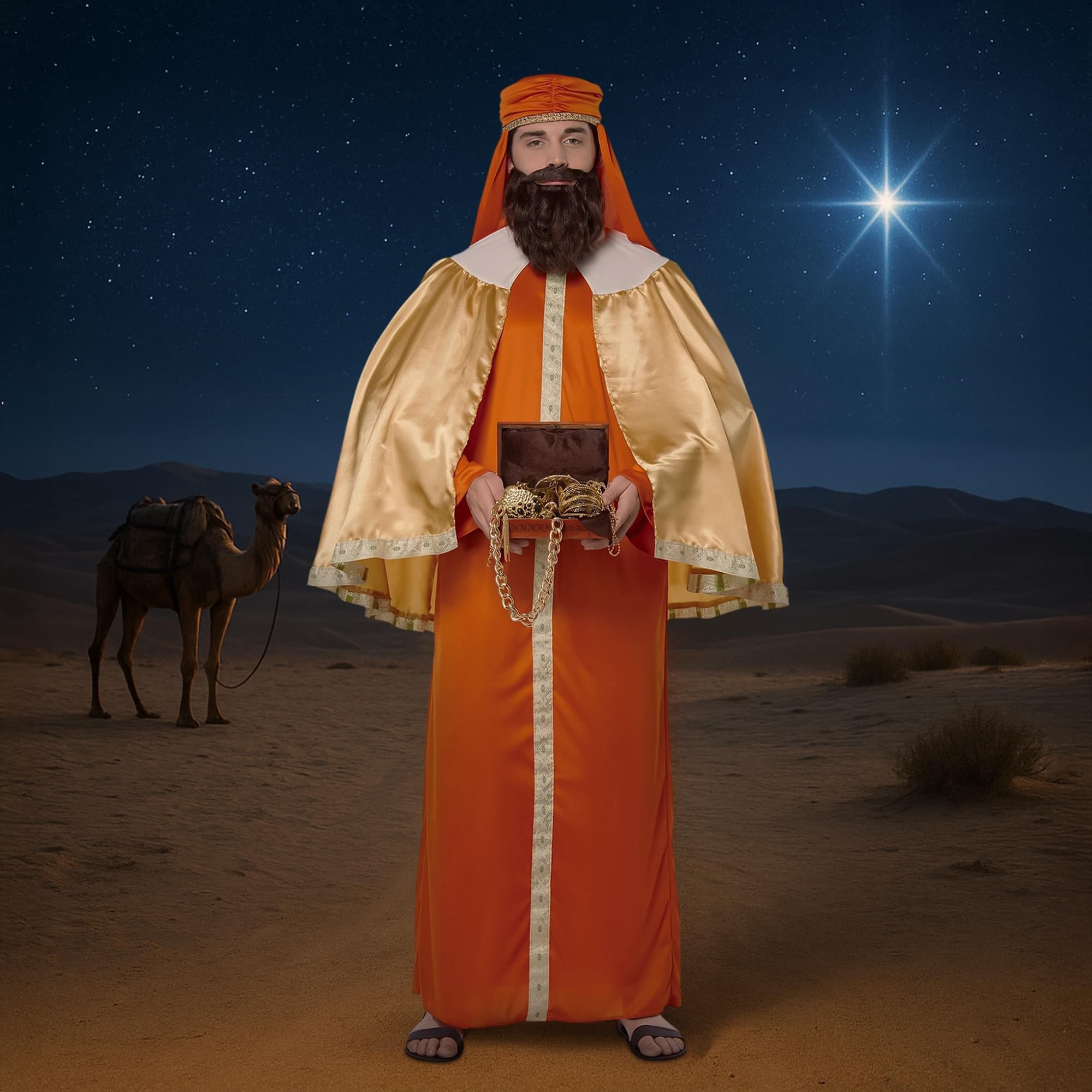 Gaspar Wise Man Adult Costume | Large/X-Large
