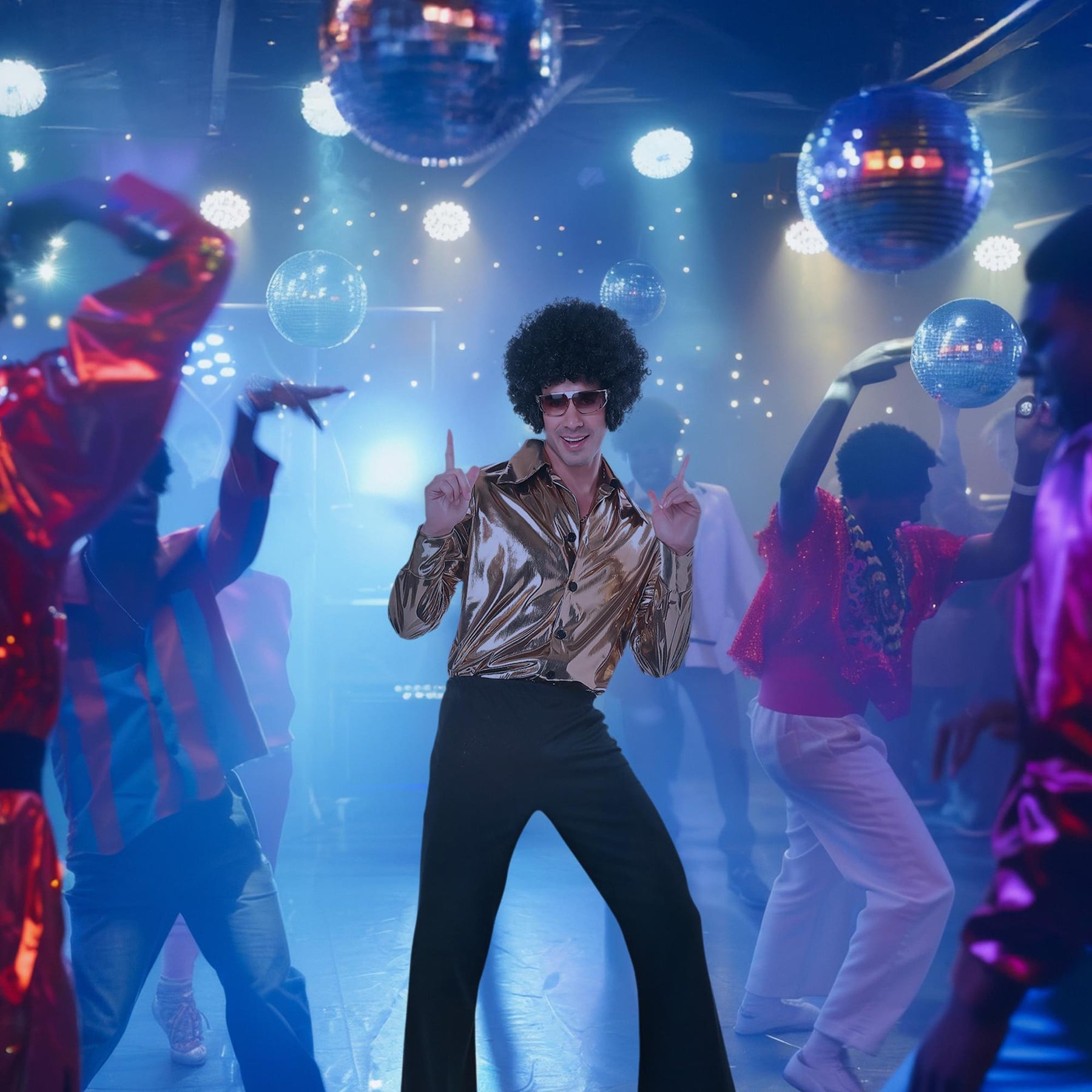 Disco King Adult Costume | Large