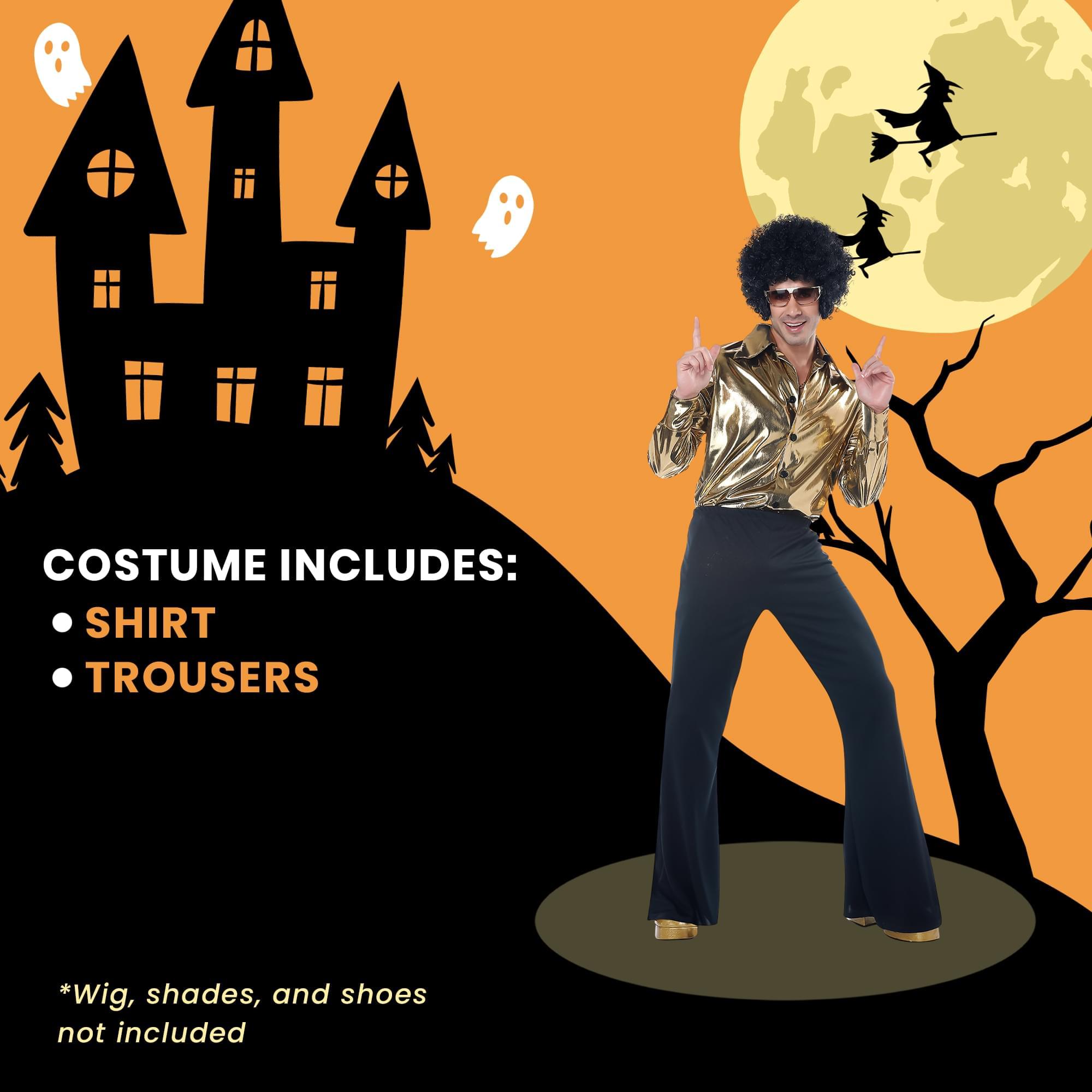 Disco King Adult Costume | Large