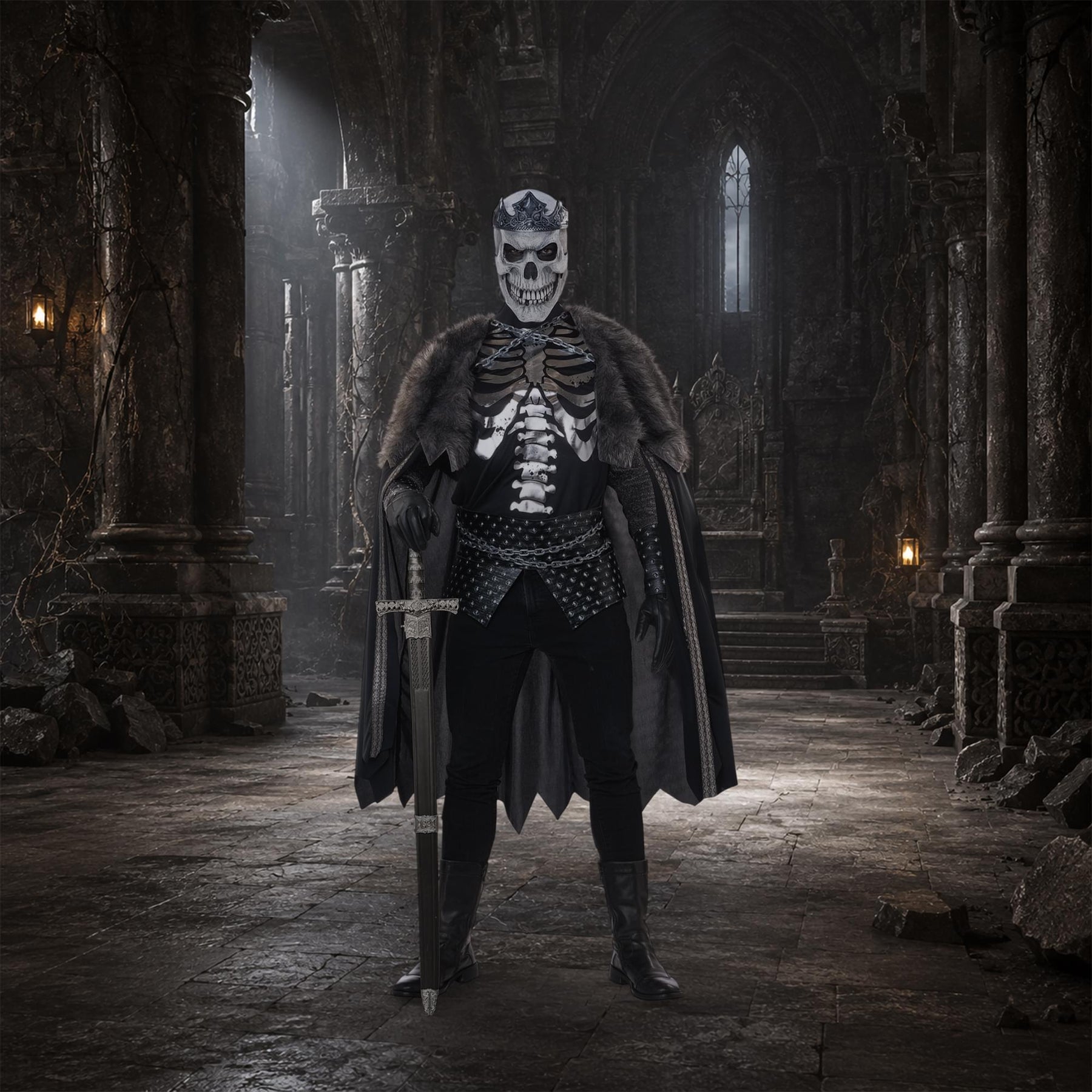 King Of The Dead Adult Costume | Small/Medium
