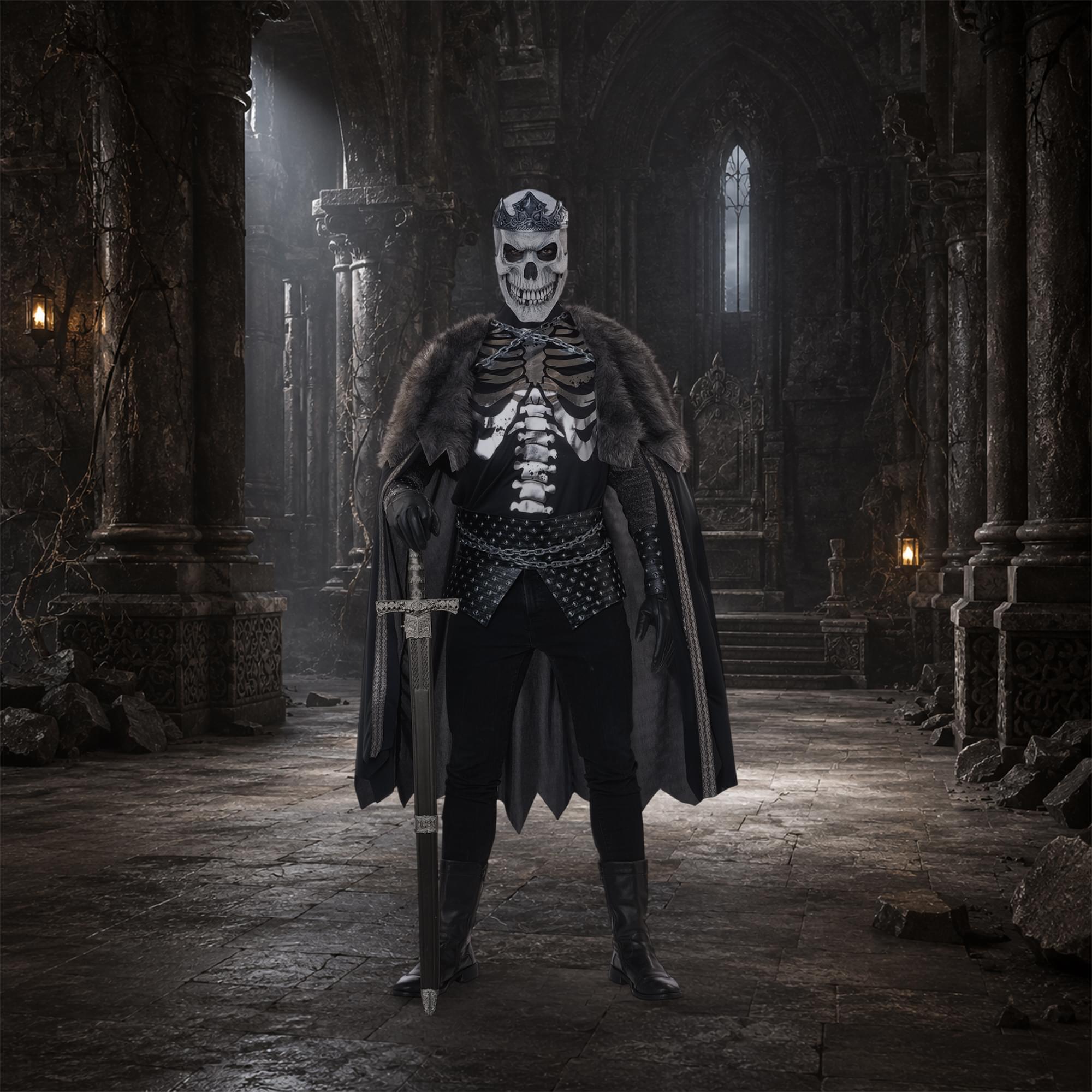 King Of The Dead Adult Costume | Small/Medium
