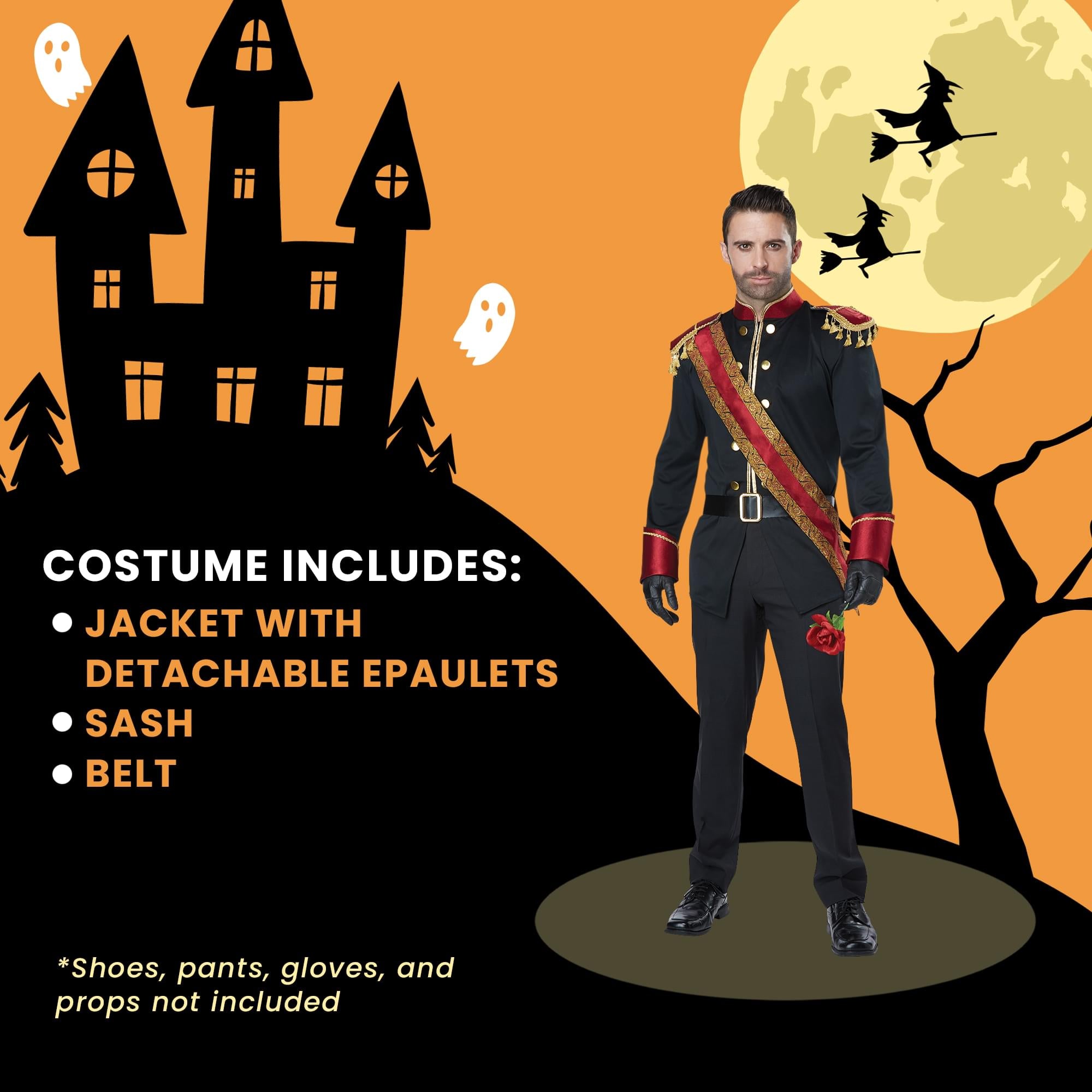 Dark Prince Adult Costume | Medium