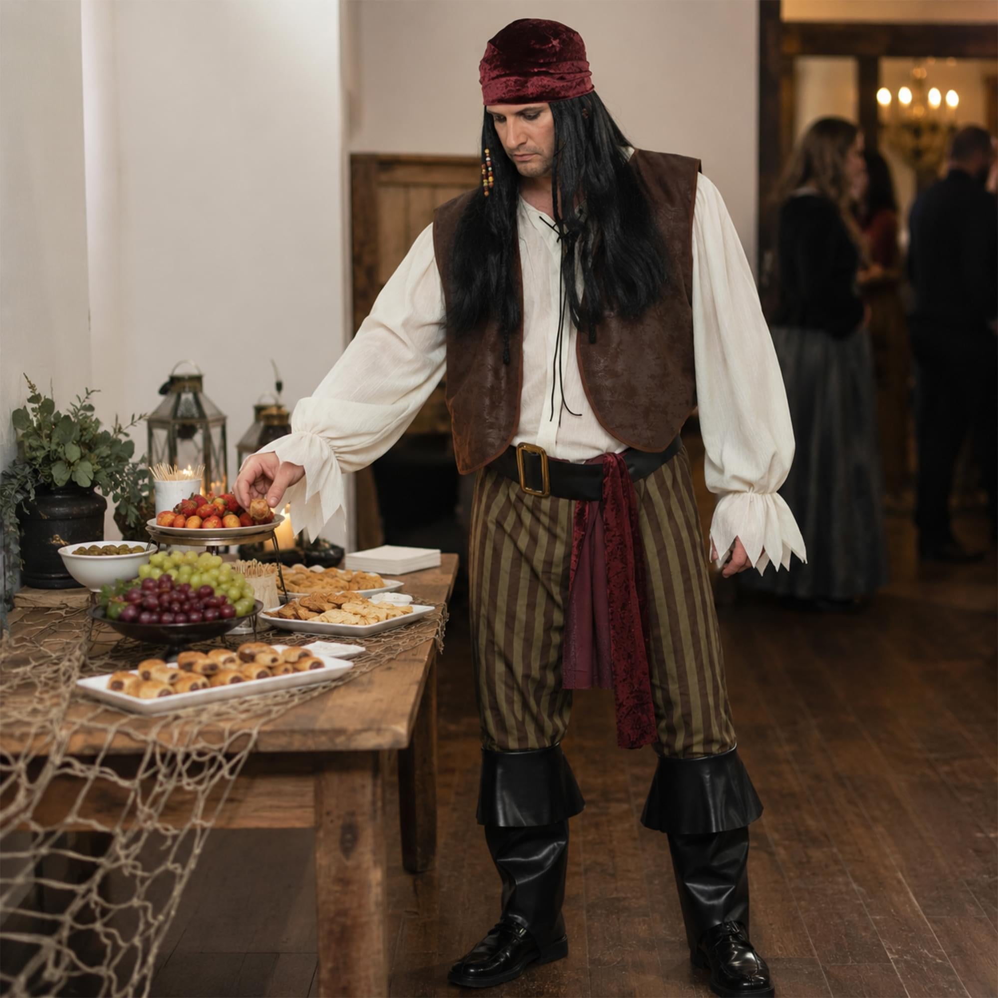 Rogue Pirate Adult Costume | Plus 2X