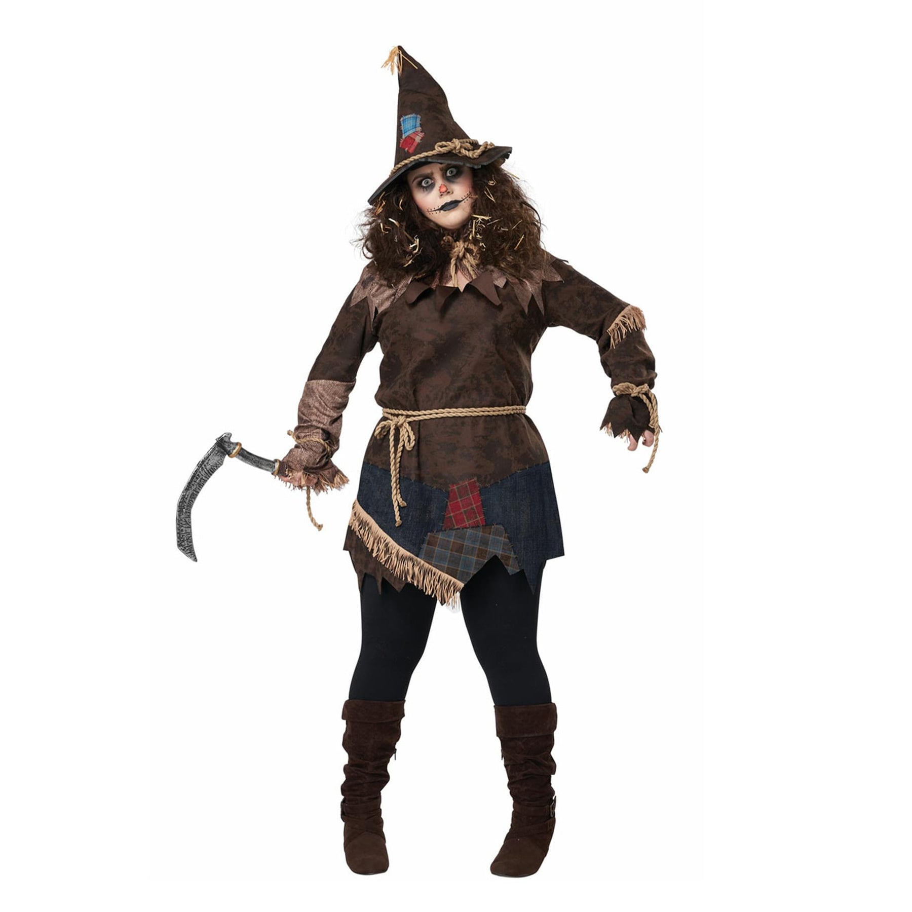 Creepy Scarecrow Women Plus Size Costume