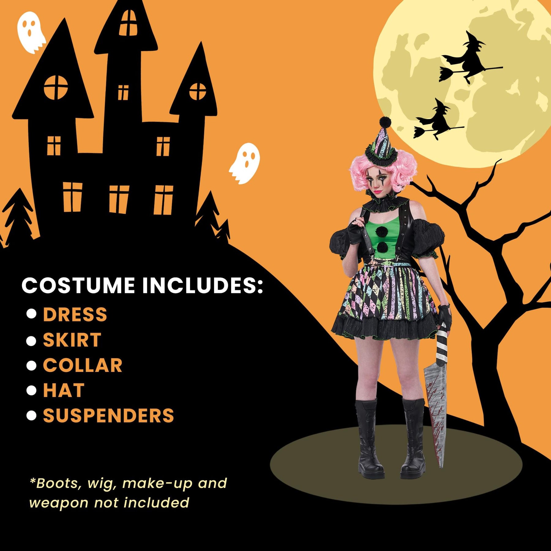 Womens Sweet But Psycho Costume