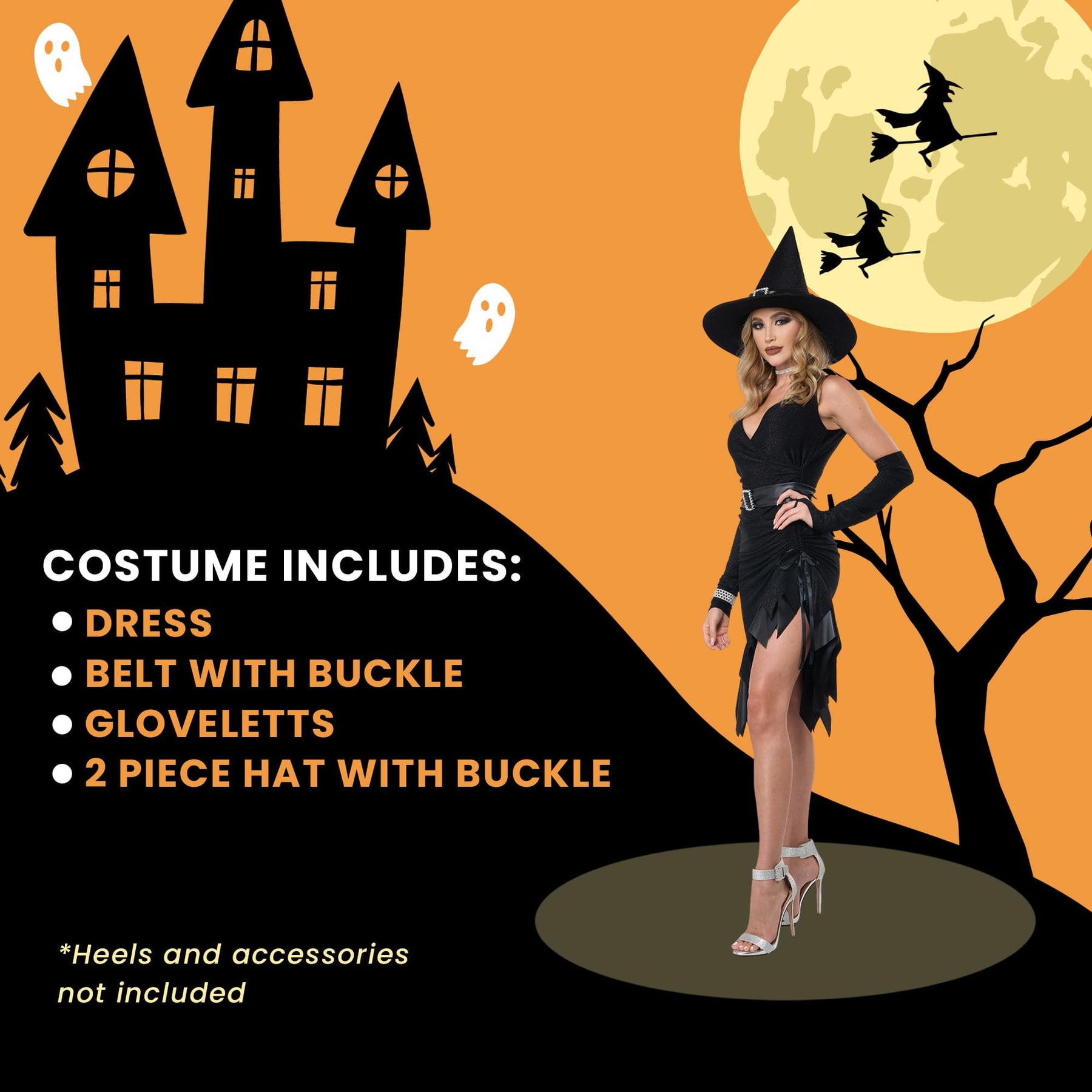 Adult Million Dollar Witch Costume