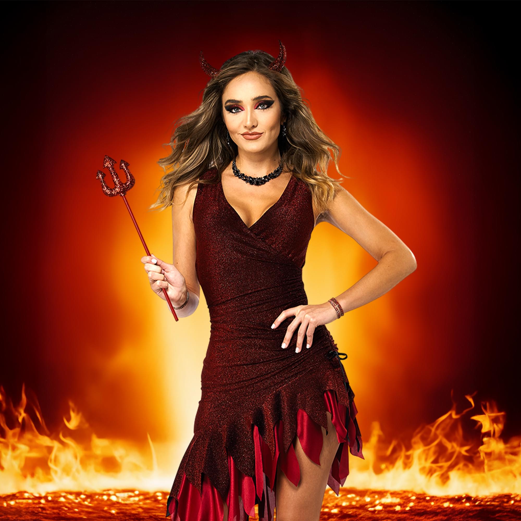 Womens Red-Hot & Sizzling Costume