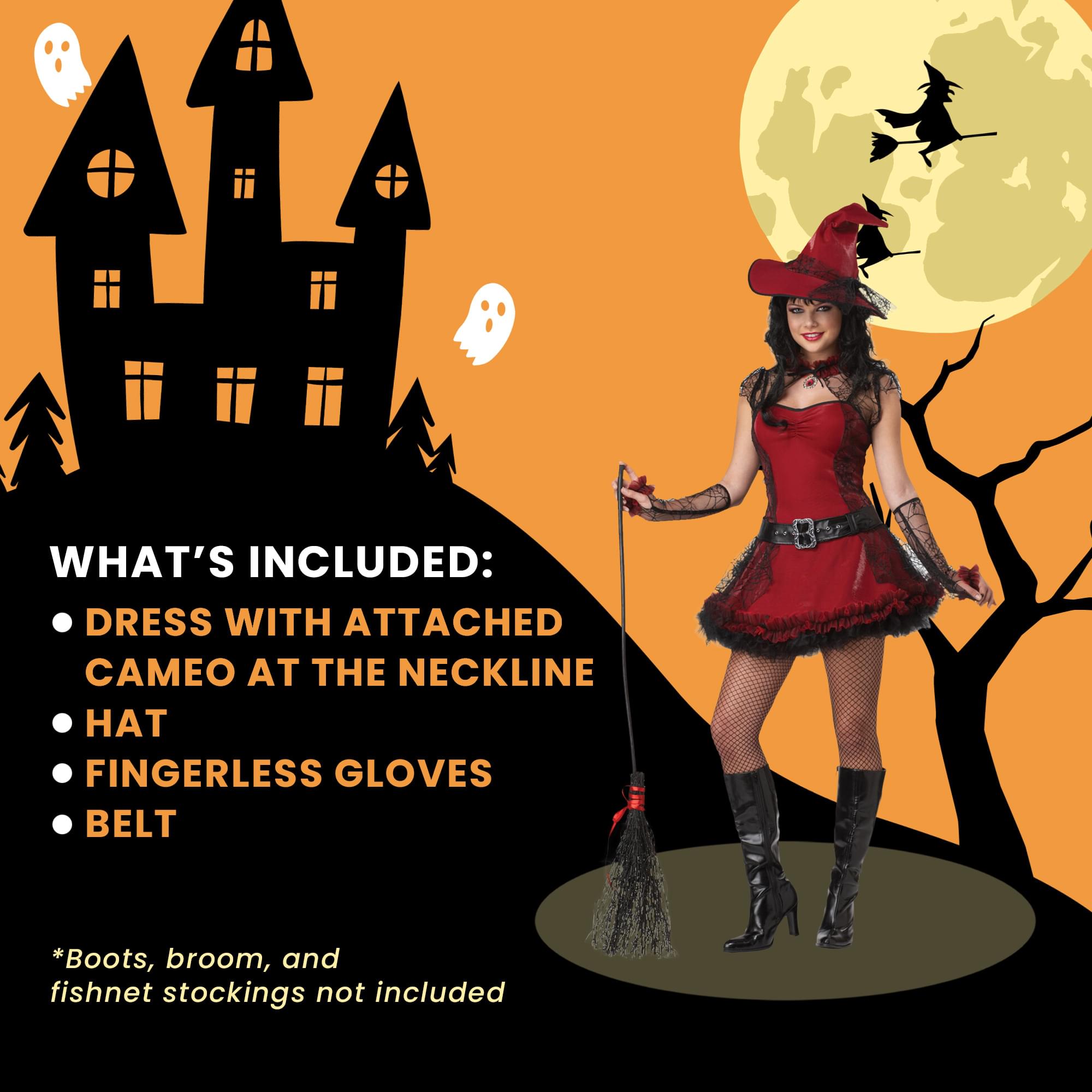 Mischievous Witch Teen Costume