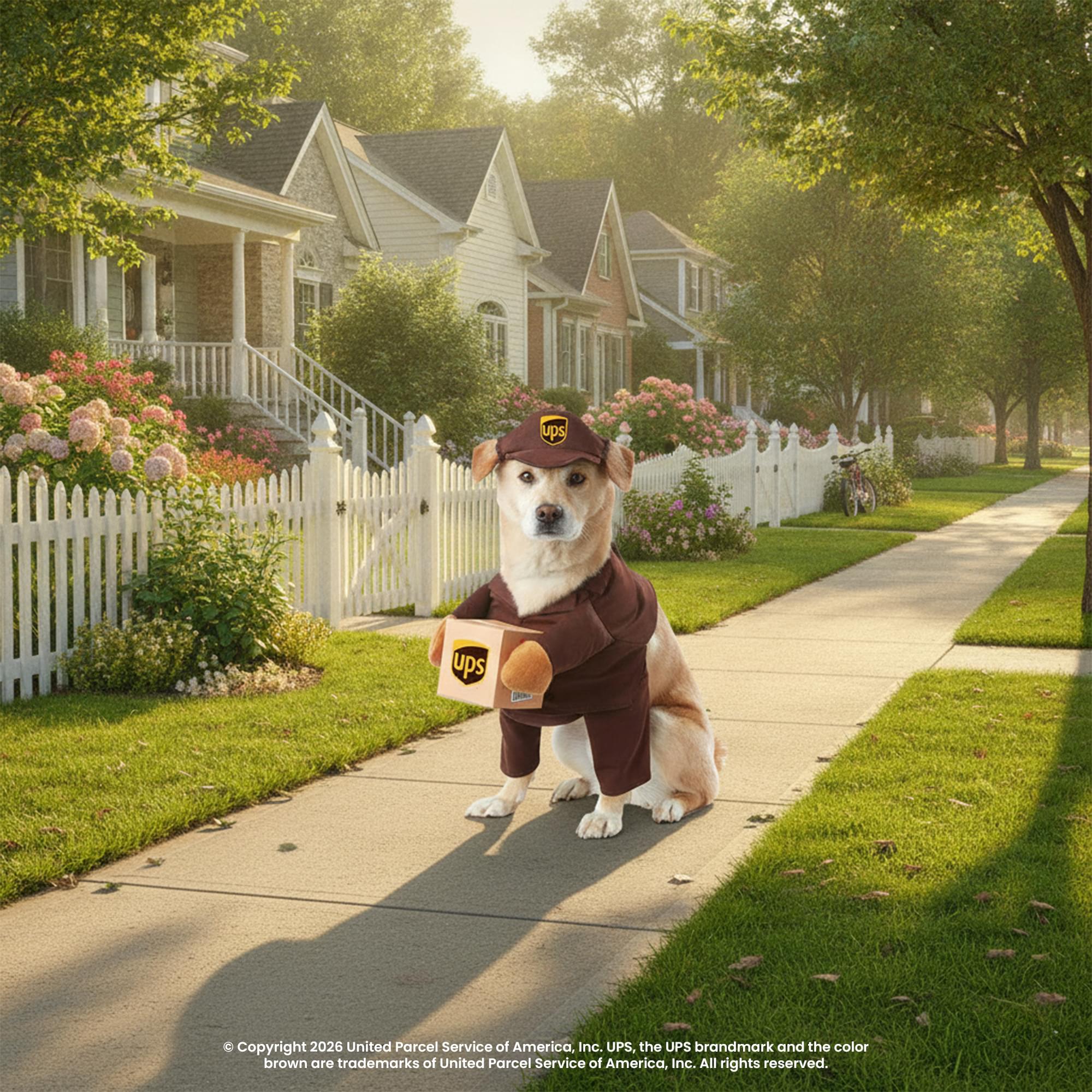 UPS Pal Dog Costume | Medium