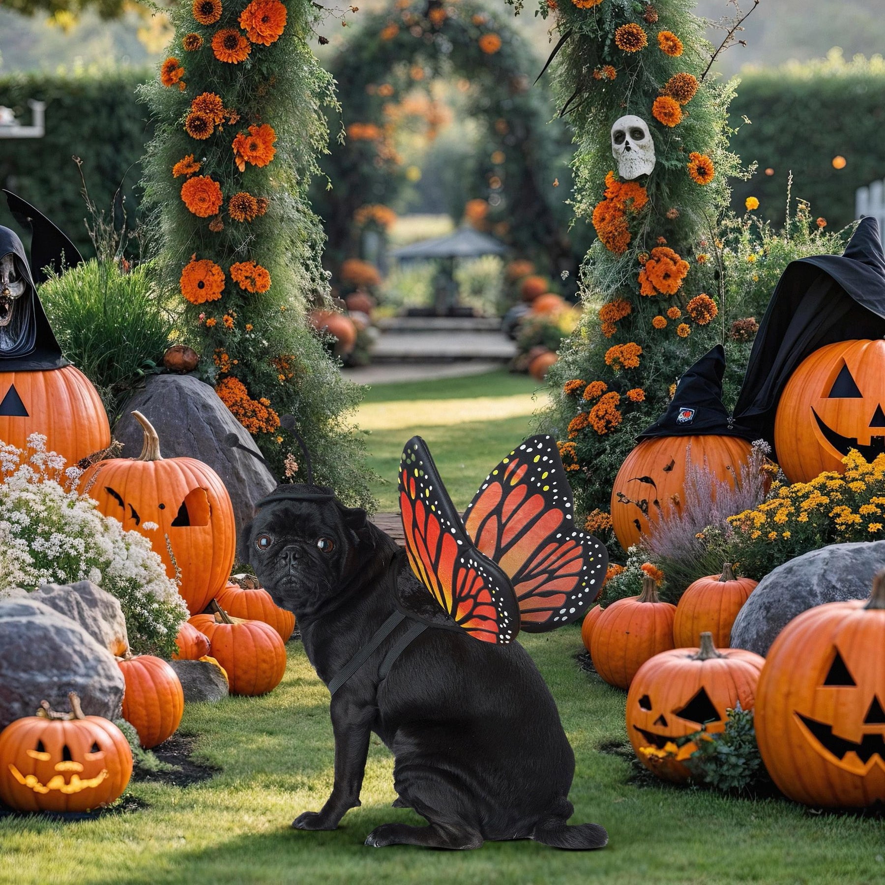 Monarch Butterfly Pet Costume | Medium