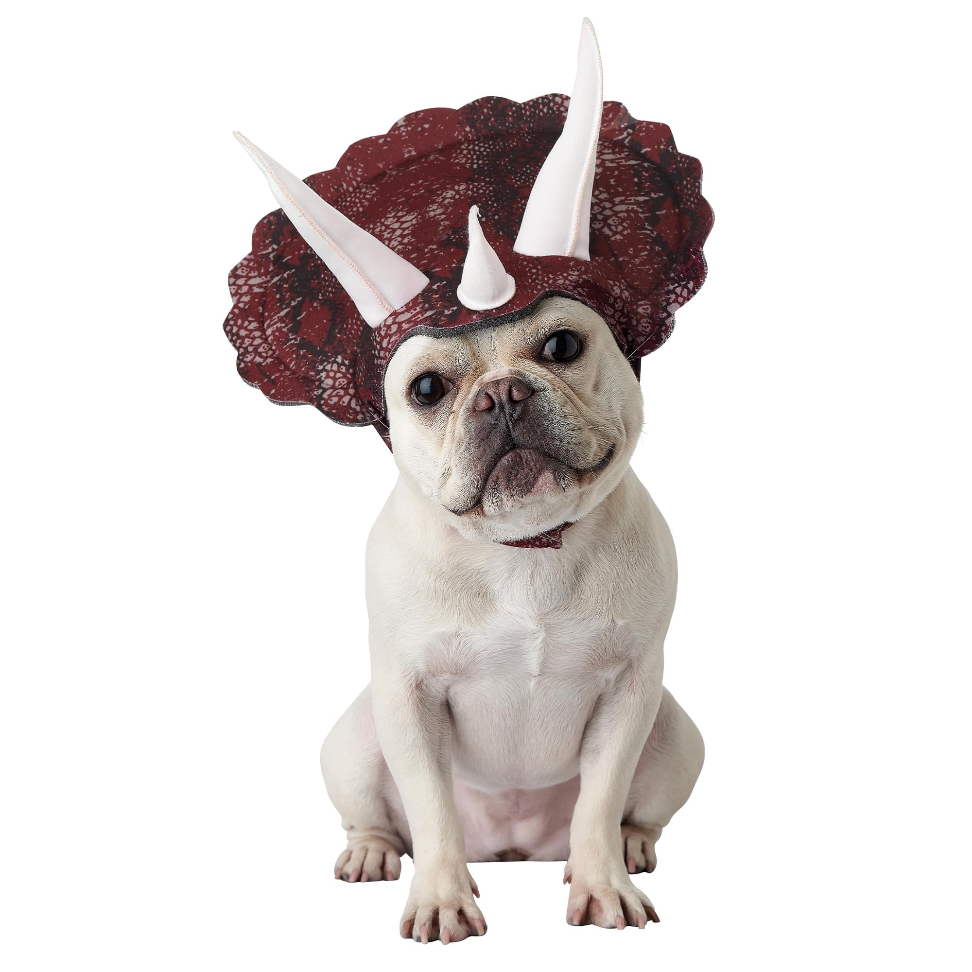 Triceradog Horned Dinosaur Dog Costume
