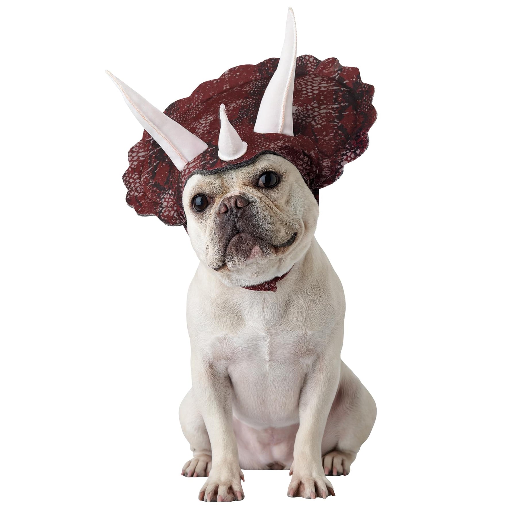 Triceradog Horned Dinosaur Dog Costume