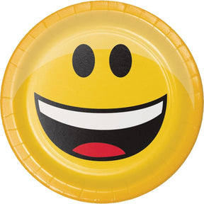 Show Your Emojions 7" Paper Luncheon Plates: 8 Count