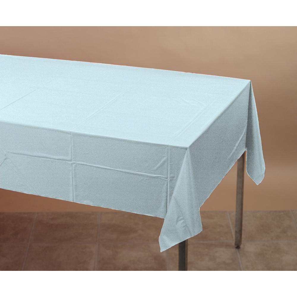 Touch Of Color Plastic Tablecover Pastel Blue