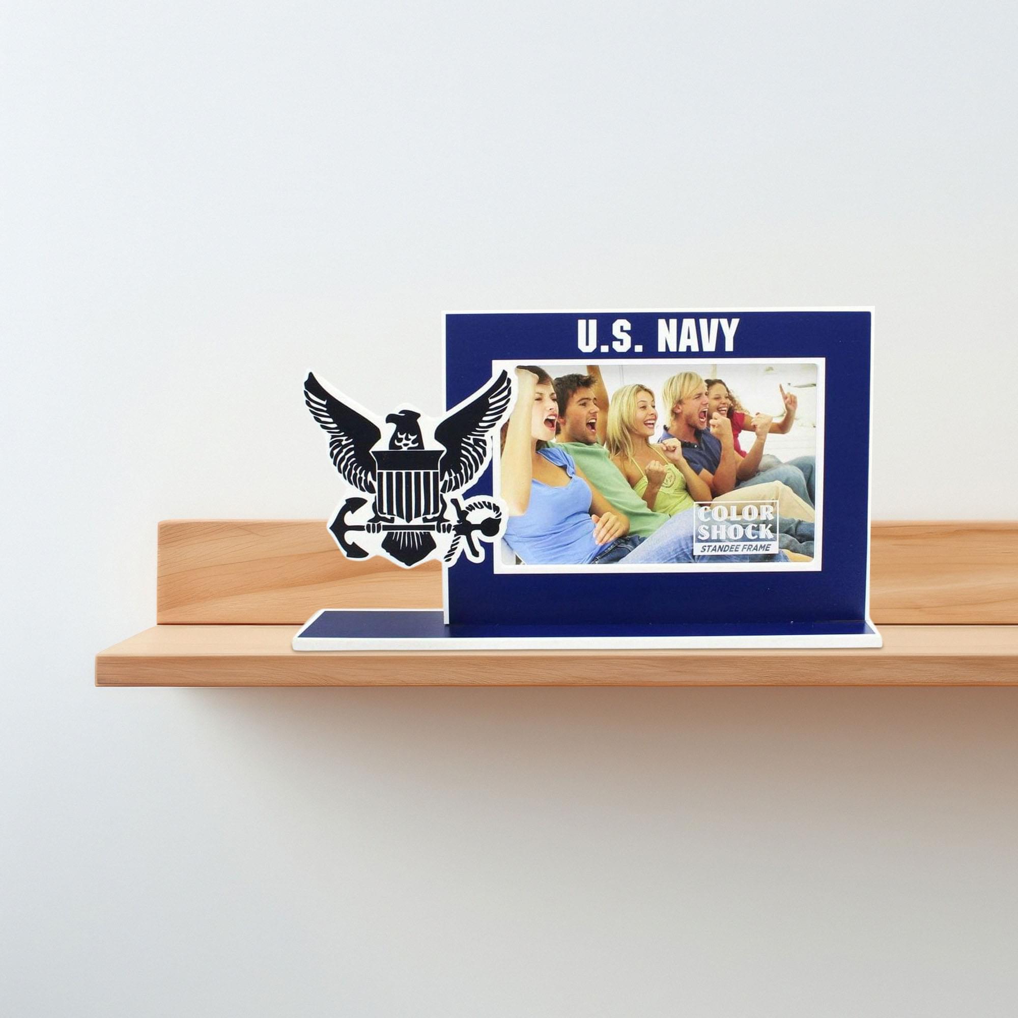 U.S. Navy Color Shock 4”X6” Standee Picture Frame