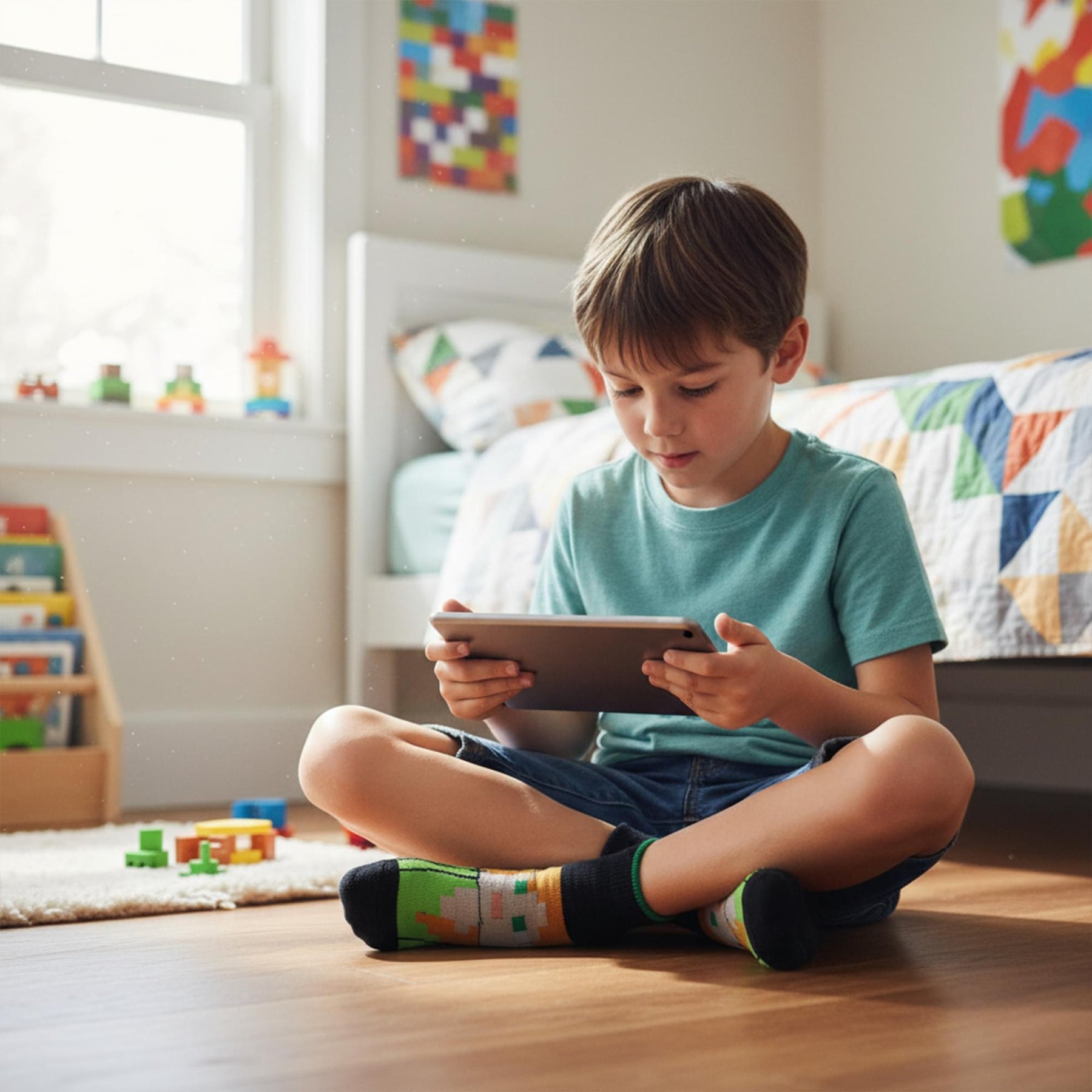 Minecraft No Show Socks 6-Pack | Size Large (3-9)