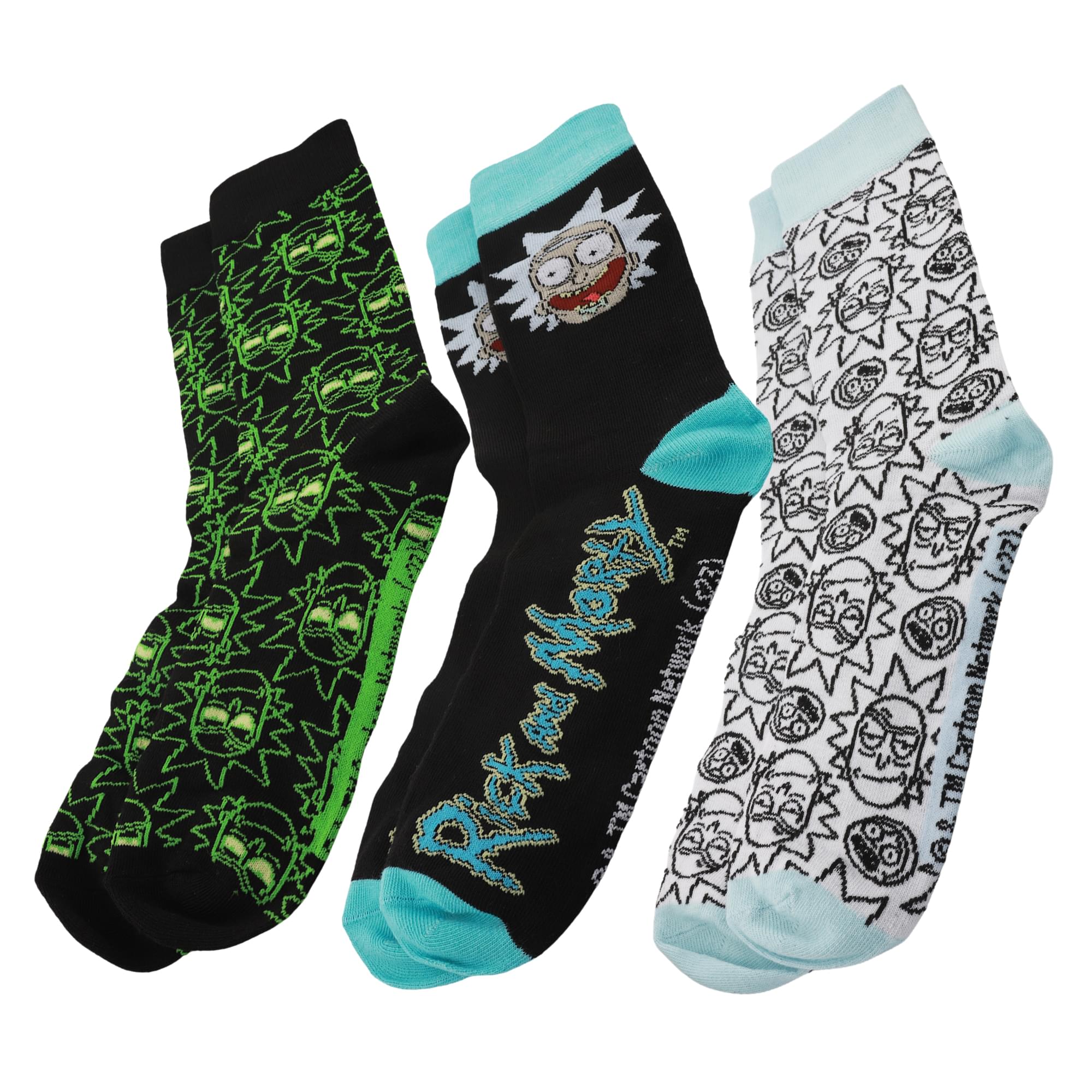 Rick and Morty Vinyl Rick Sanchez Figure and Sock Bundle