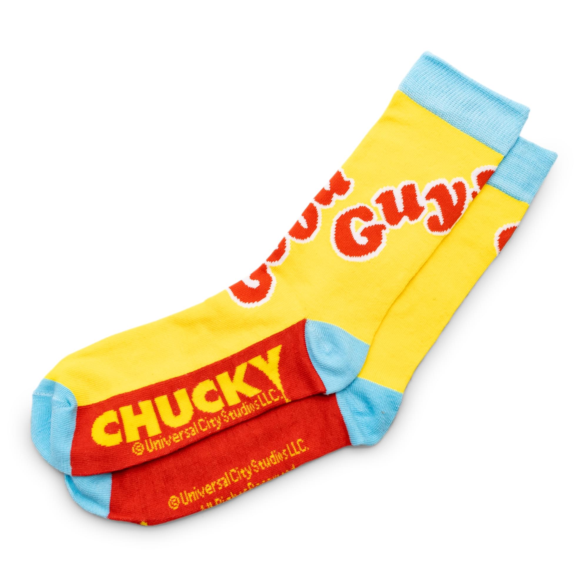 Child's Play Chucky Pint Glass and Sock Bundle