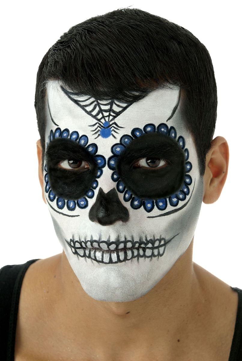 Day Of The Dead Costume Makeup Blue Kit