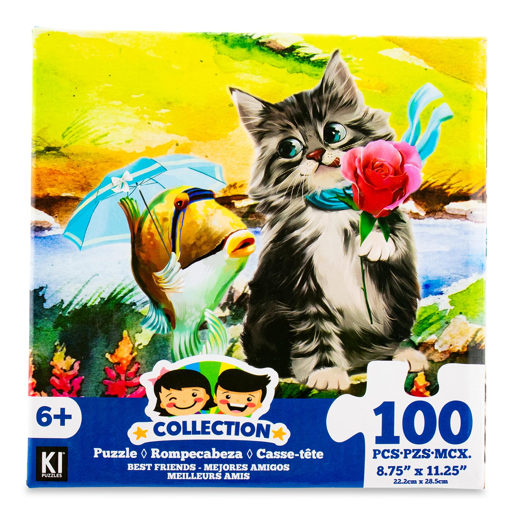 Cat 100 Piece Jigsaw Puzzle | Free Shipping