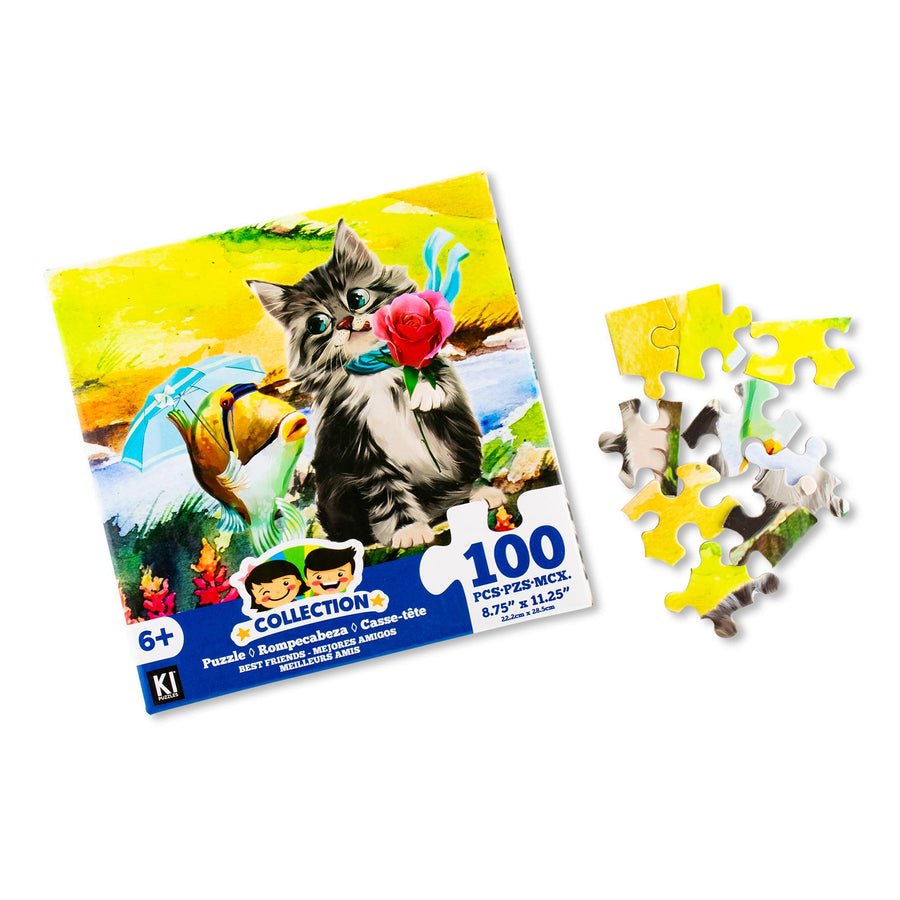 Cat 100 Piece Jigsaw Puzzle | Free Shipping