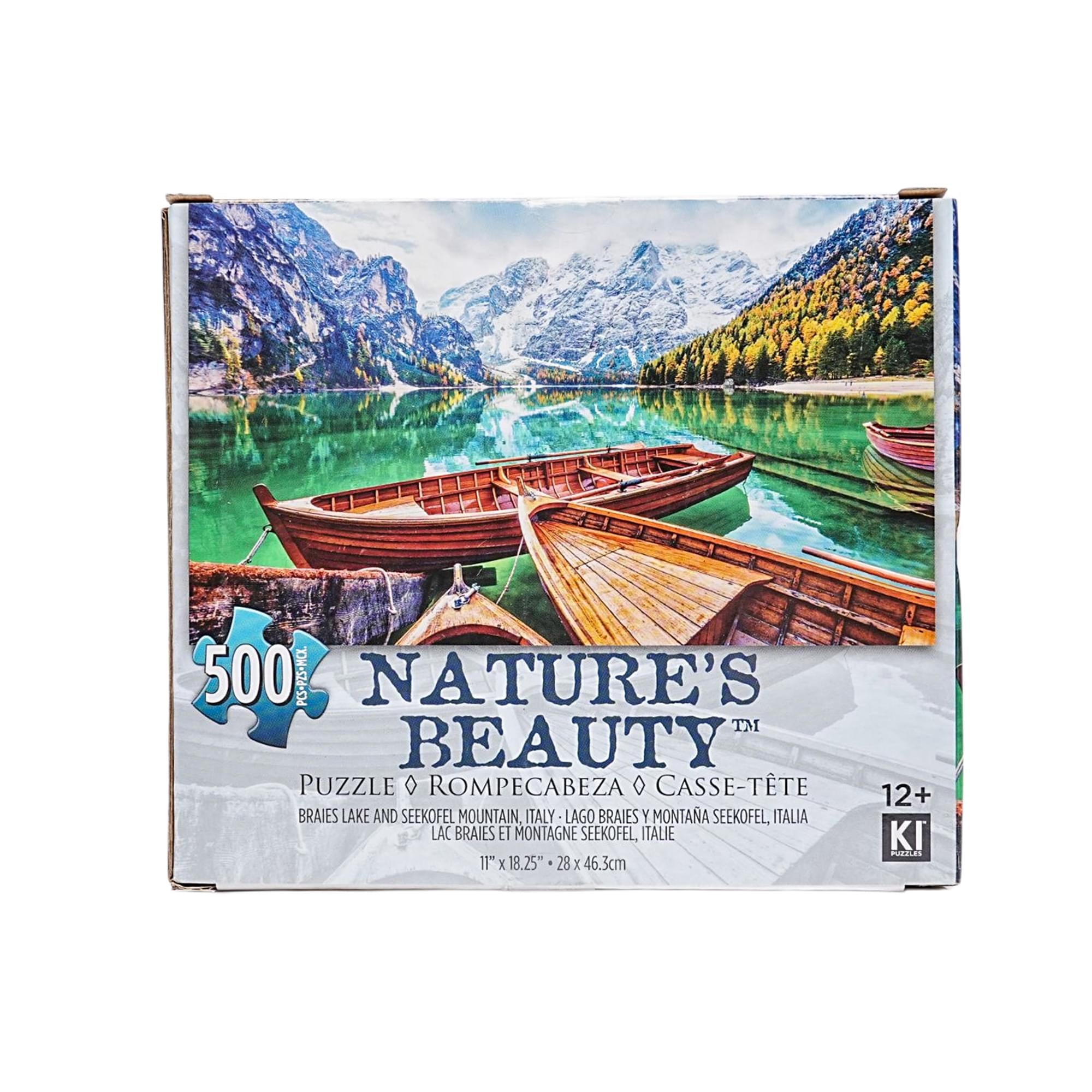 Boats 500 Piece Natures Beauty Jigsaw Puzzle