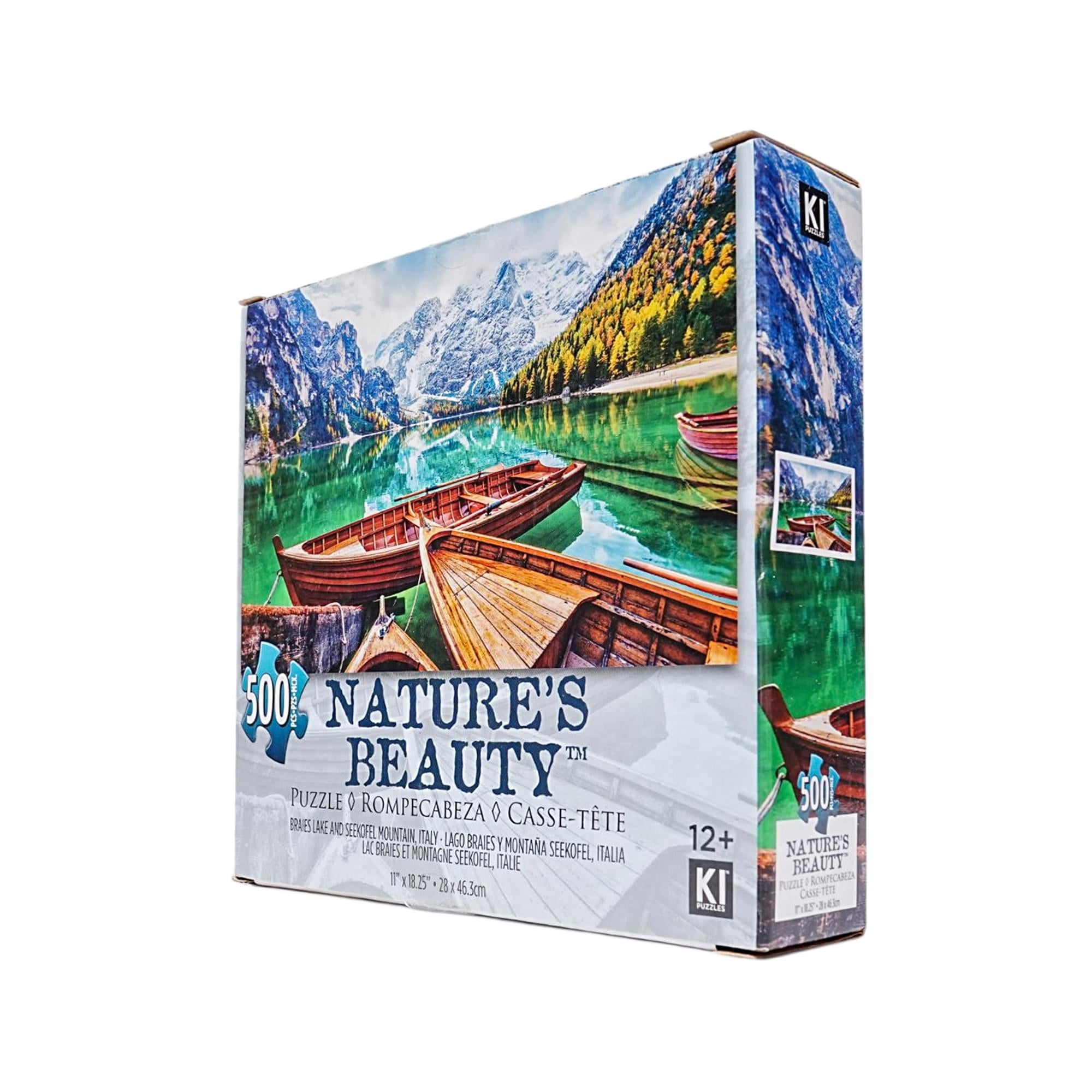 Boats 500 Piece Natures Beauty Jigsaw Puzzle