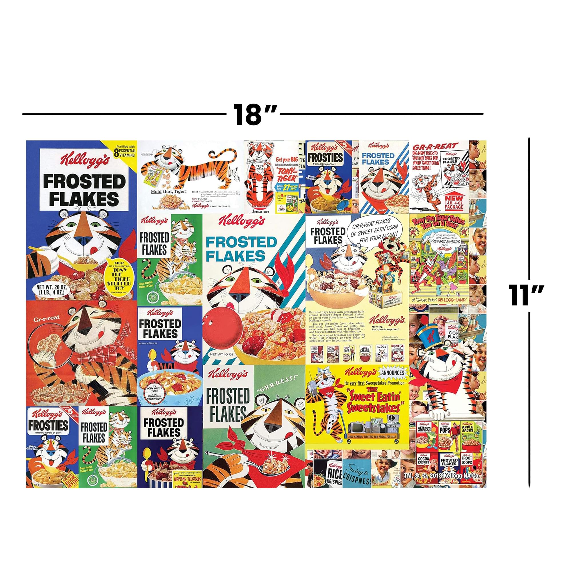 Kellogg's Vintage Frosted Flakes 500 Piece Jigsaw Puzzle