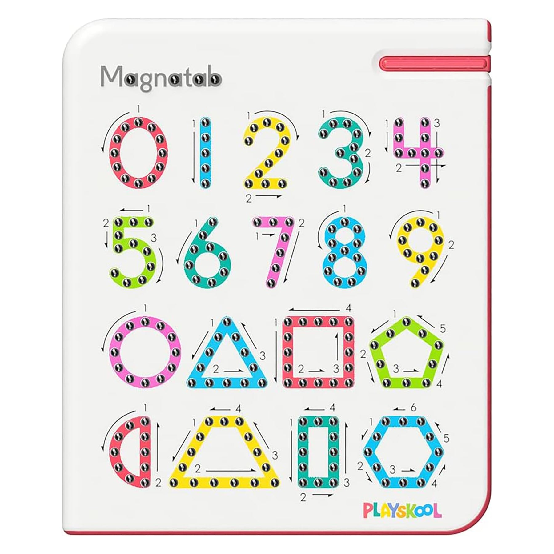 Magnatab Playskool Numbers and Shapes | Learning and Sensory Drawing Tool