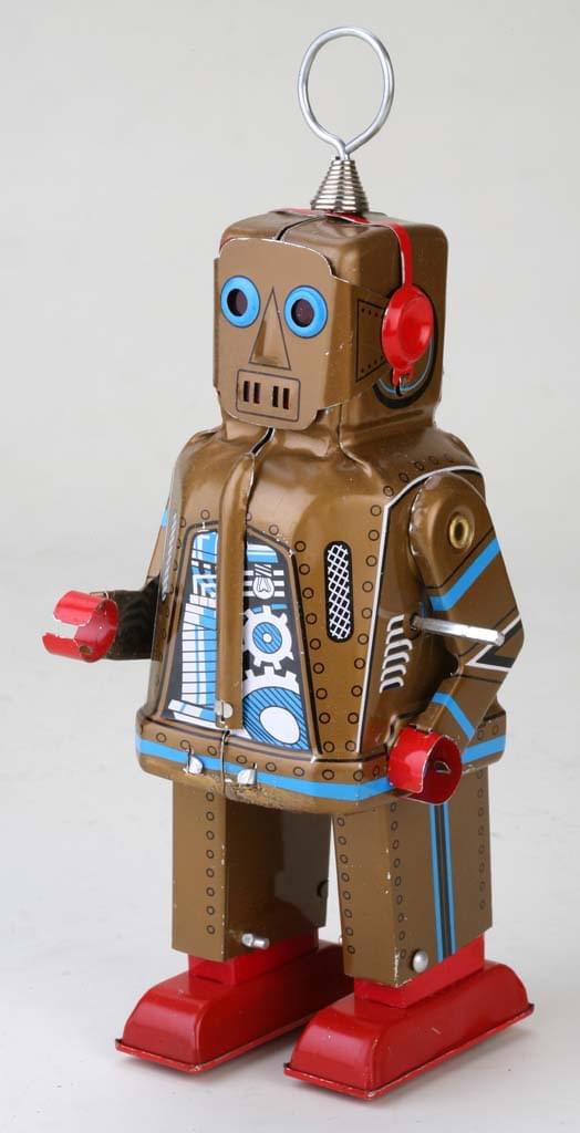 Vintage Style 7.75" Tin Robot