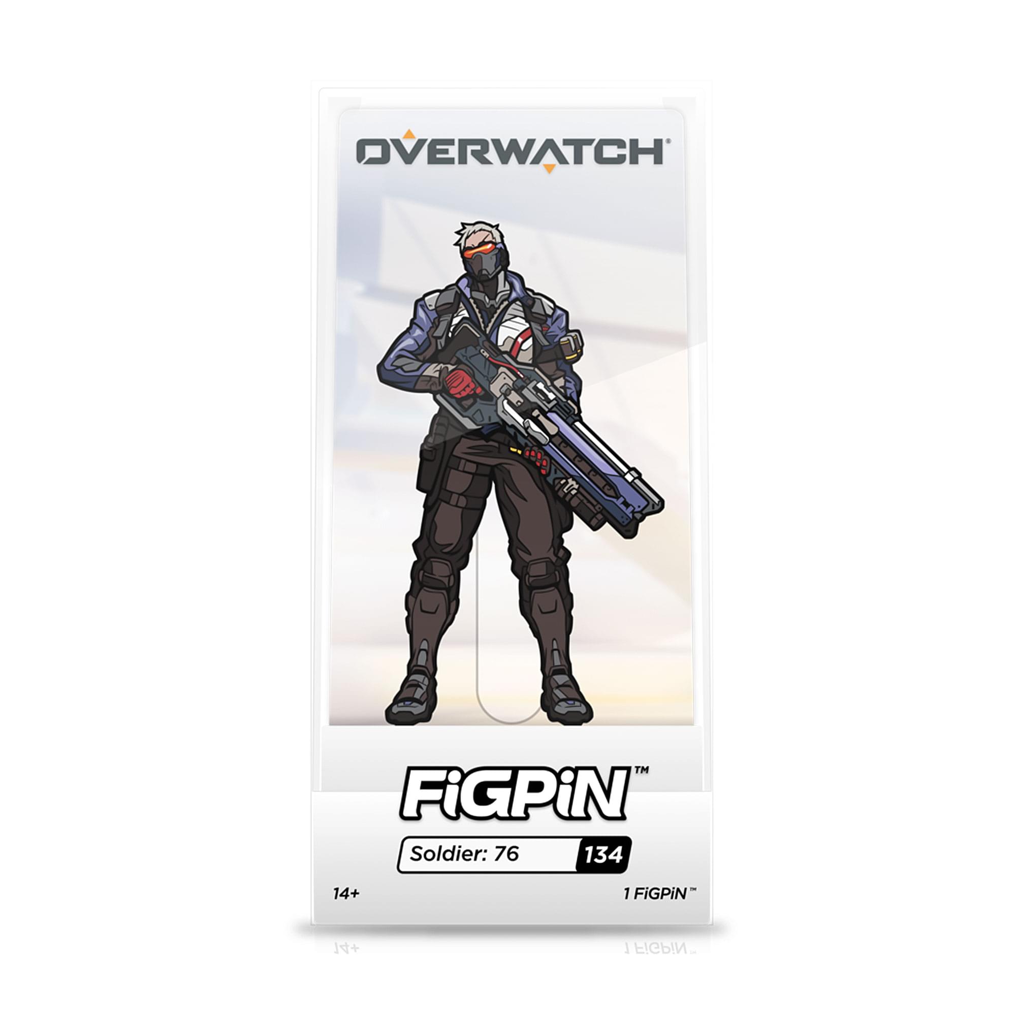 Overwatch 3-Inch Collectible Enamel FiGPiN Wave 1 - Soldier 76