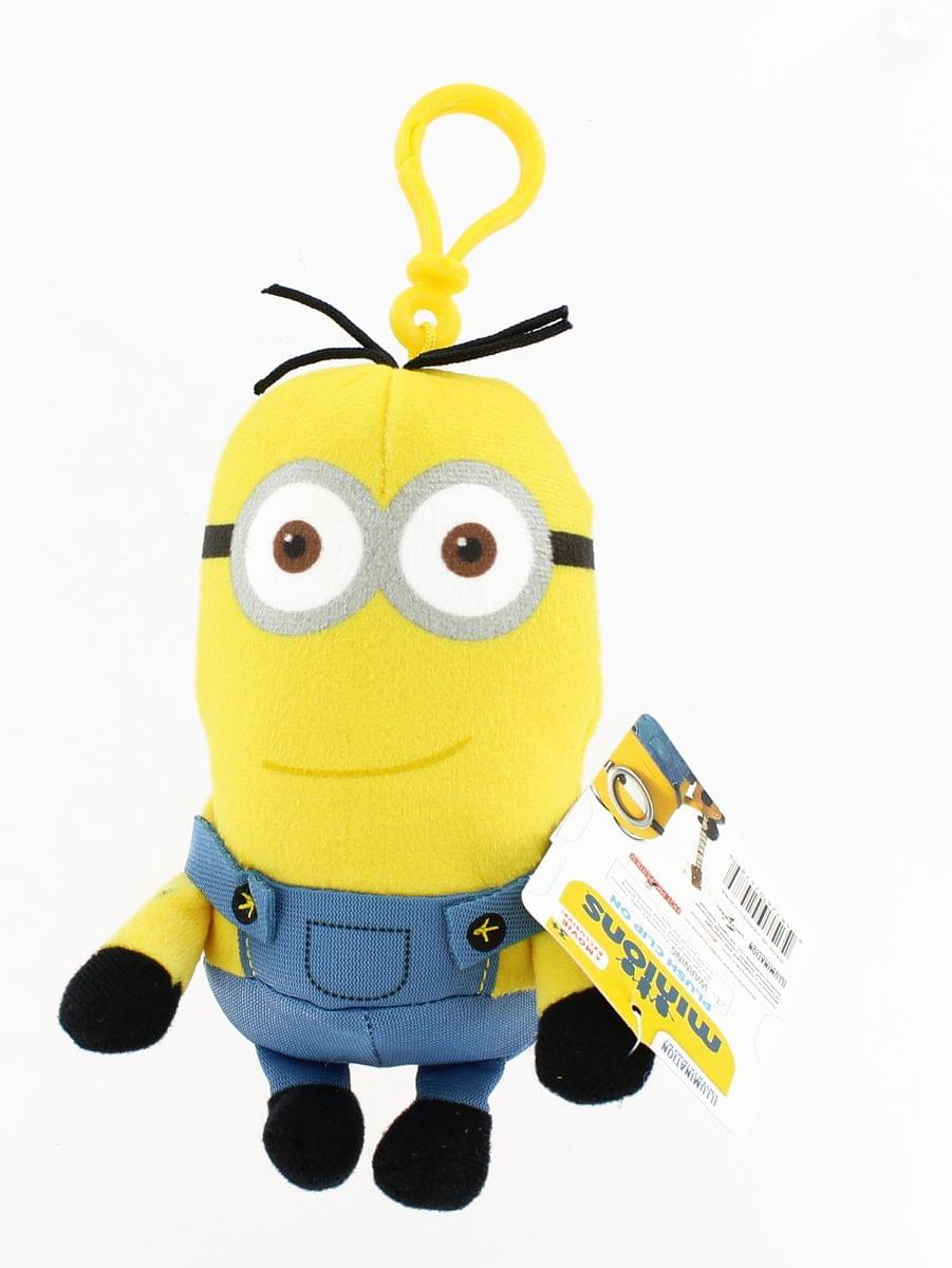 Minion Movie Tall Standard Minion (2 Eyes) Clip-On 5" Plush